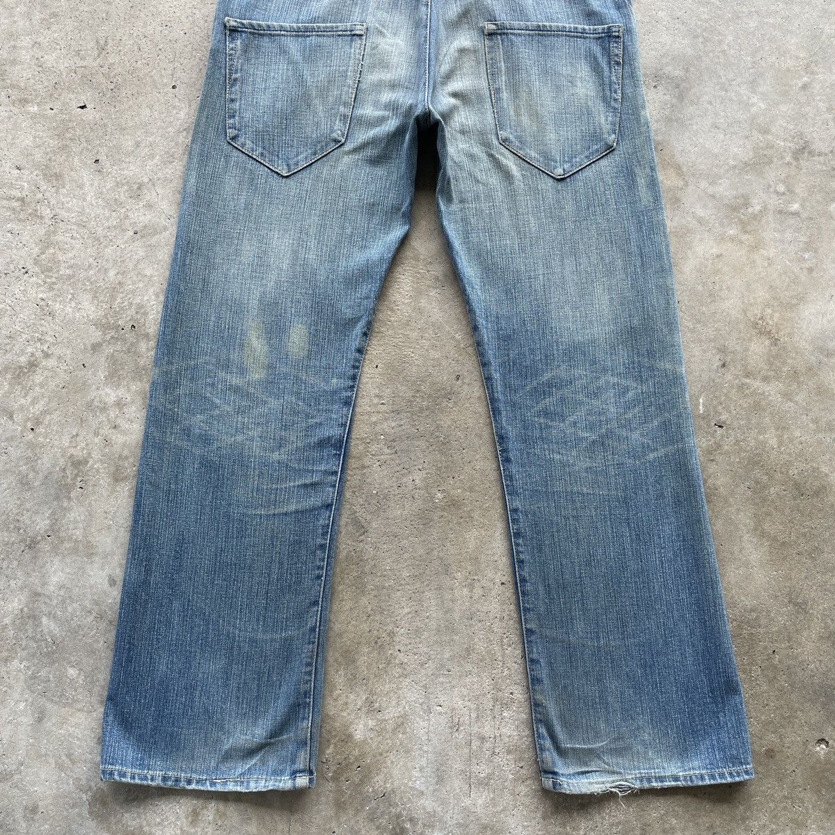 Japanese Brand Vintage Coney Japan Flare Rusty Denim Distressed Jeans Pants Size US 34 / EU 50 - 10 Thumbnail