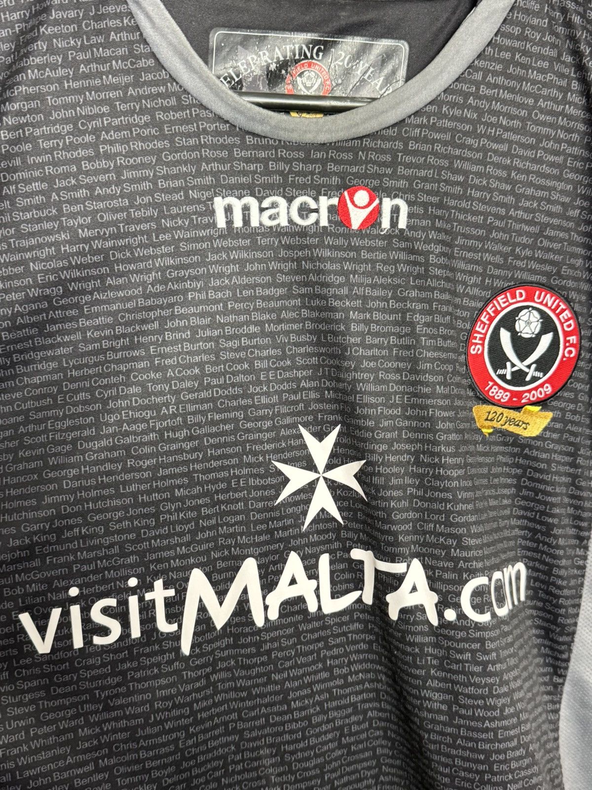 Macron Sheffield United 09/10 Third Football Jersey Size US M / EU 48-50 / 2 - 3 Thumbnail