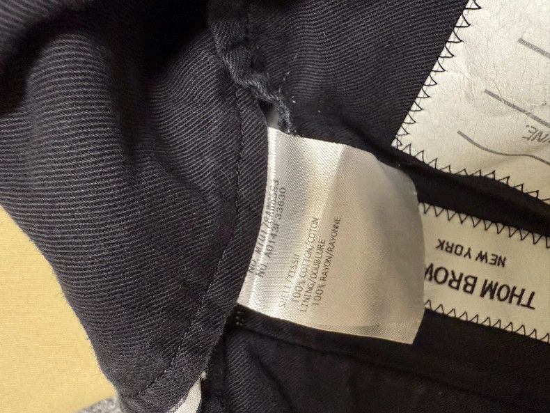 Thom Browne Thom Browne size 0 Kasik grey trousers Size 34R - 4 Thumbnail