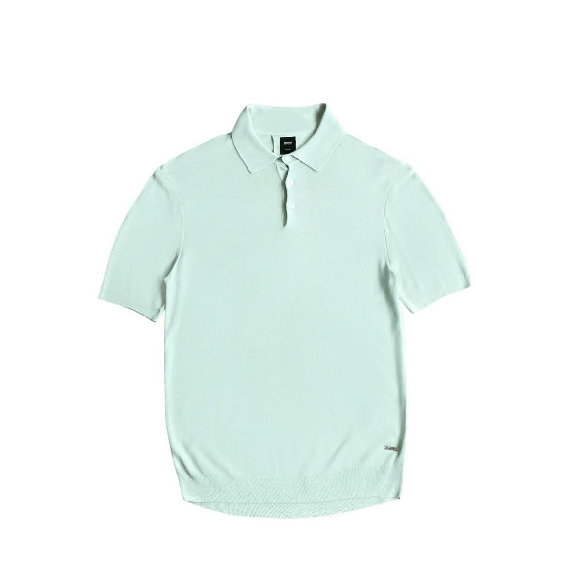 Hugo Boss Hugo Boss tailored body fit knit ss polo shirt mint Size US L / EU 52-54 / 3 - 1 Thumbnail