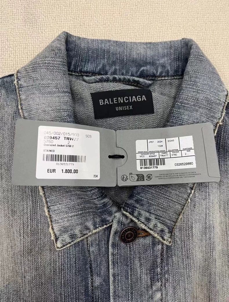 Balenciaga Balenciaga Floral print halo lapel single breasted long sl Size US M / EU 48-50 / 2 - 5 Thumbnail