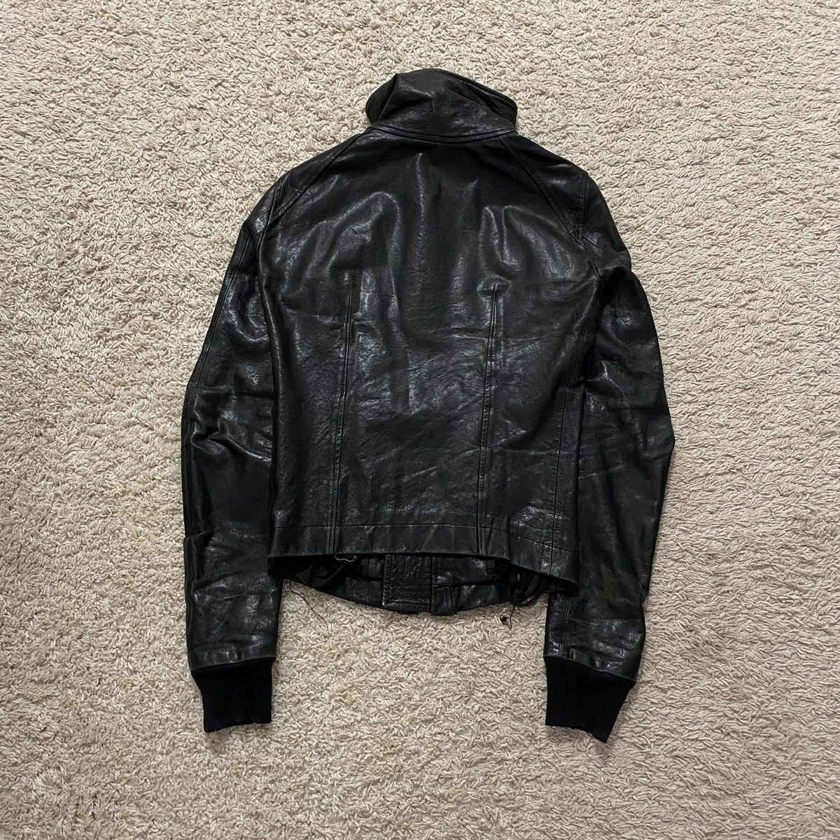 Rick Owens Rick Owens FW09 “Crust” High Neck Intarsia Jacket Size US S / EU 44-46 / 1 - 3 Thumbnail