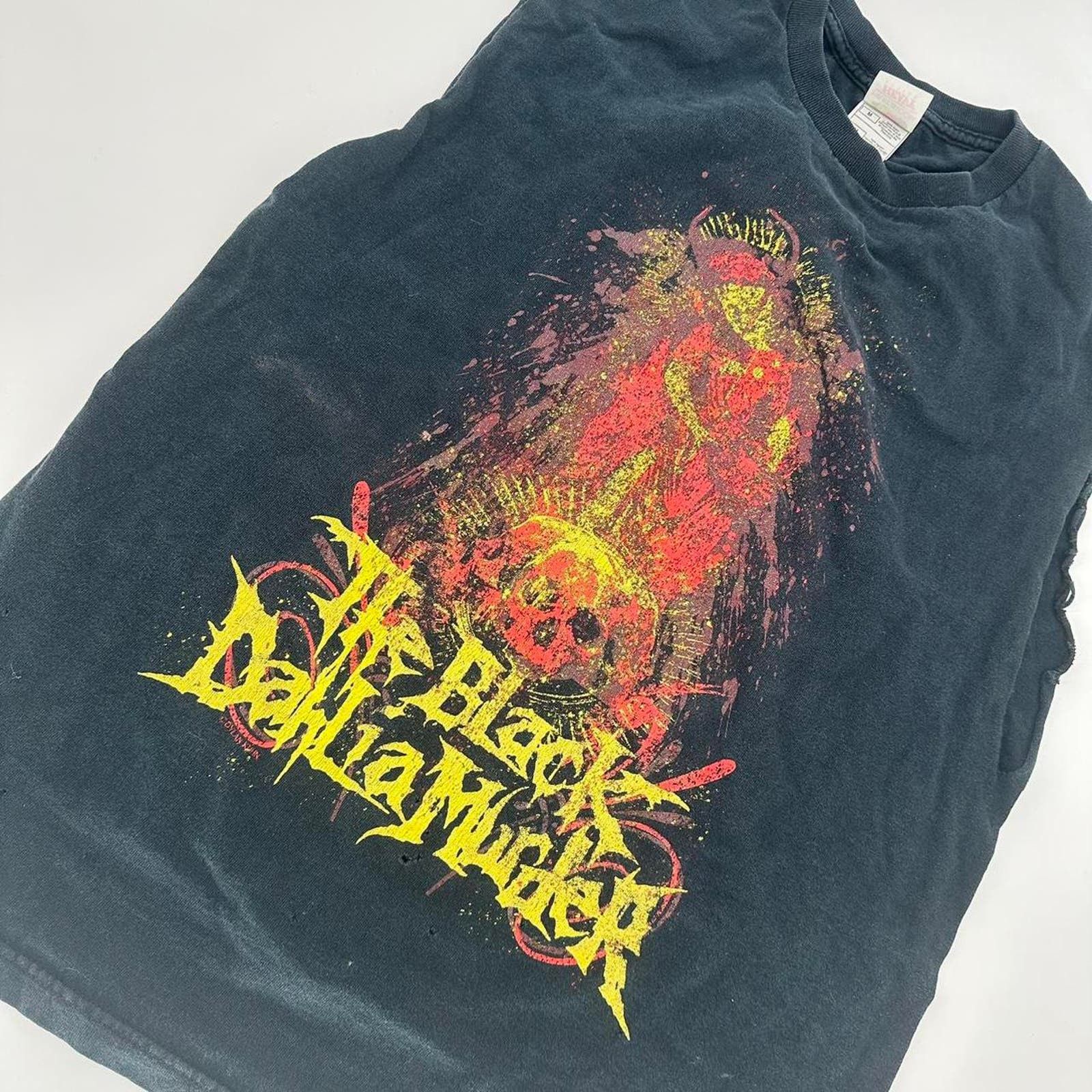 Fruit Of The Loom Y2k punk the black dahlia murder rave tee | Grailed