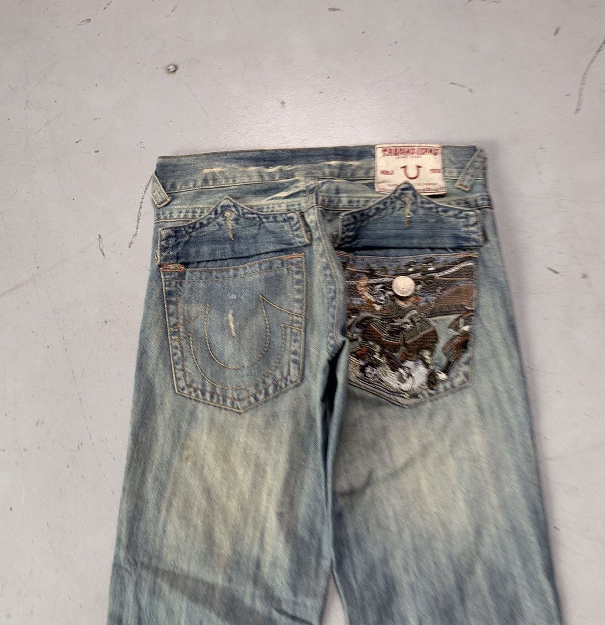 True Religion Vintage tr denim embroidered bootcut Size US 30 / EU 46 - 3 Thumbnail