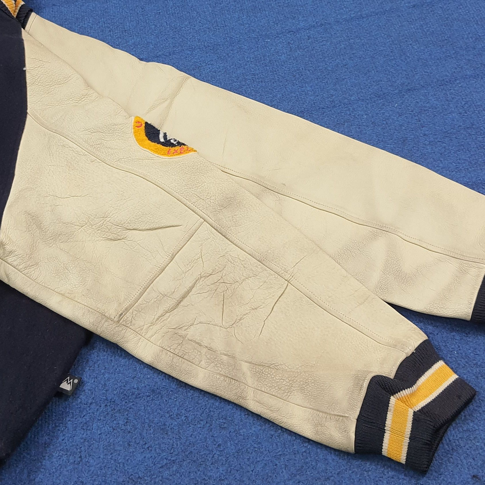 Vintage Vintage First Down Exploration USA Letterman Jacket C291N34 Size US L / EU 52-54 / 3 - 19 Thumbnail