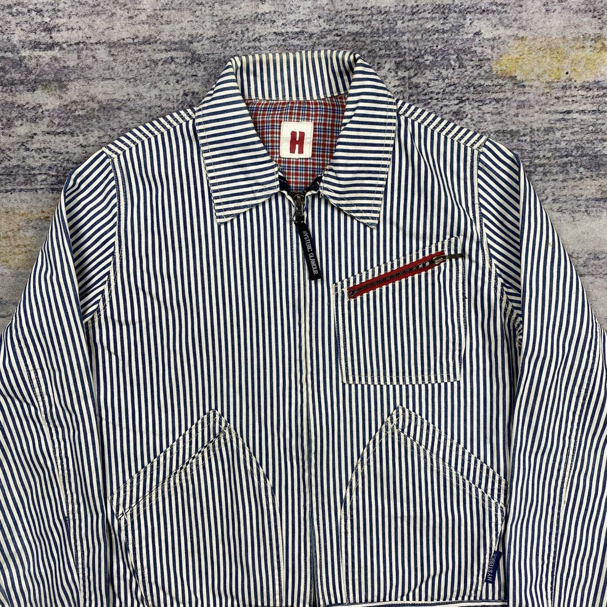 Hysteric Glamour Vintage Hysteric glamour stripe work jacket Size US S / EU 44-46 / 1 - 3 Thumbnail