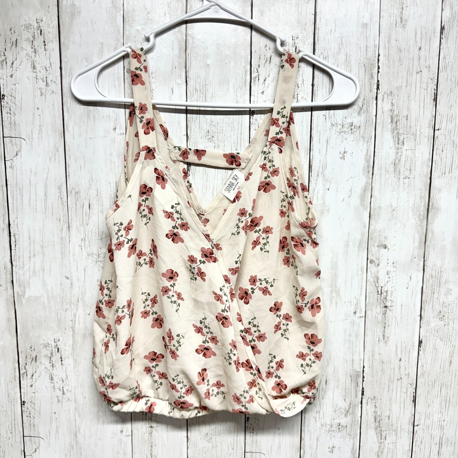 Other Sienna Sky Tank Top Size XS Daisy Ruffle Cropped Ivory Size XS / US 0-2 / IT 36-38 - 1 Thumbnail