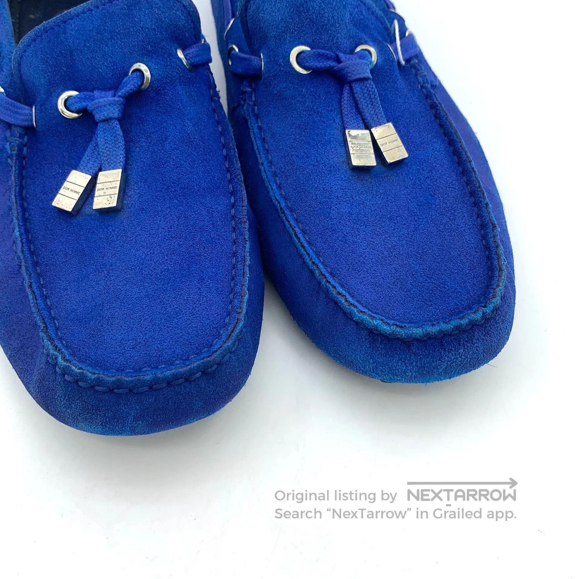 Dior Dior Navy Blue Tie-Dye Design Casual Flat Loafers Moccasin Size US 8.5 / EU 41-42 - 9 Thumbnail