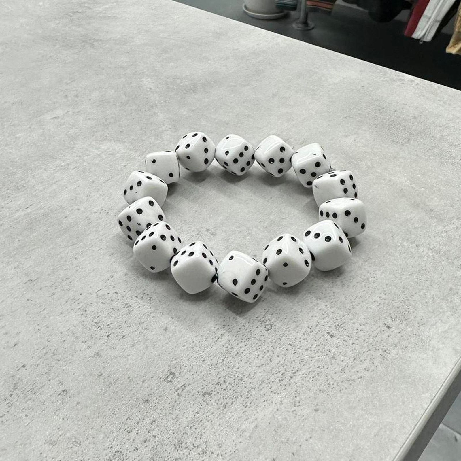 Other White dice charm bracelet Mens Size ONE SIZE - 1 Preview