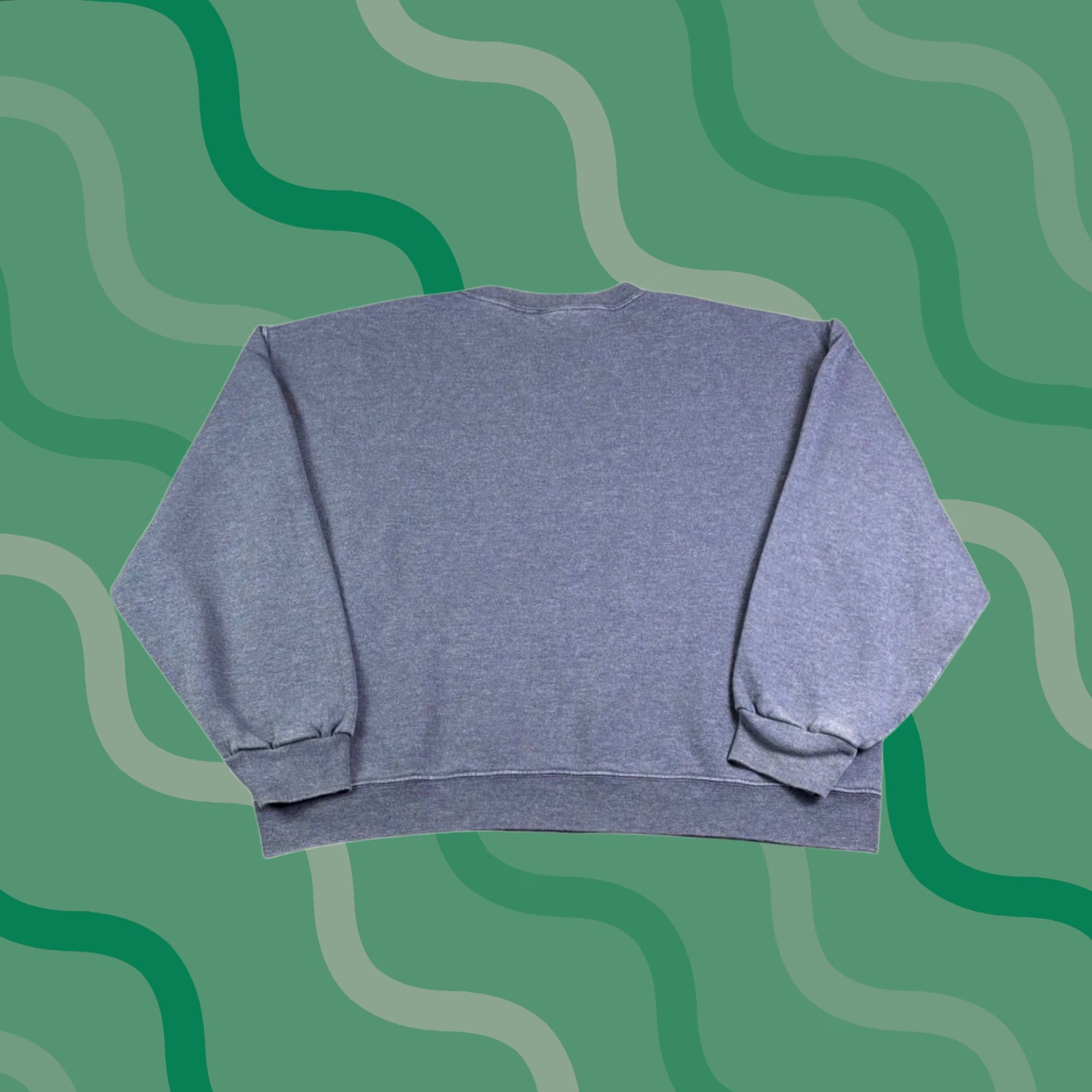 Russell Athletic VINTAGE Russell Athletic Dri-Power Crewneck Sweatshirt XL Navy Blue Heather V-Stitch Mens Sweater Pullover Size US XL / EU 56 / 4 - 1 Thumbnail