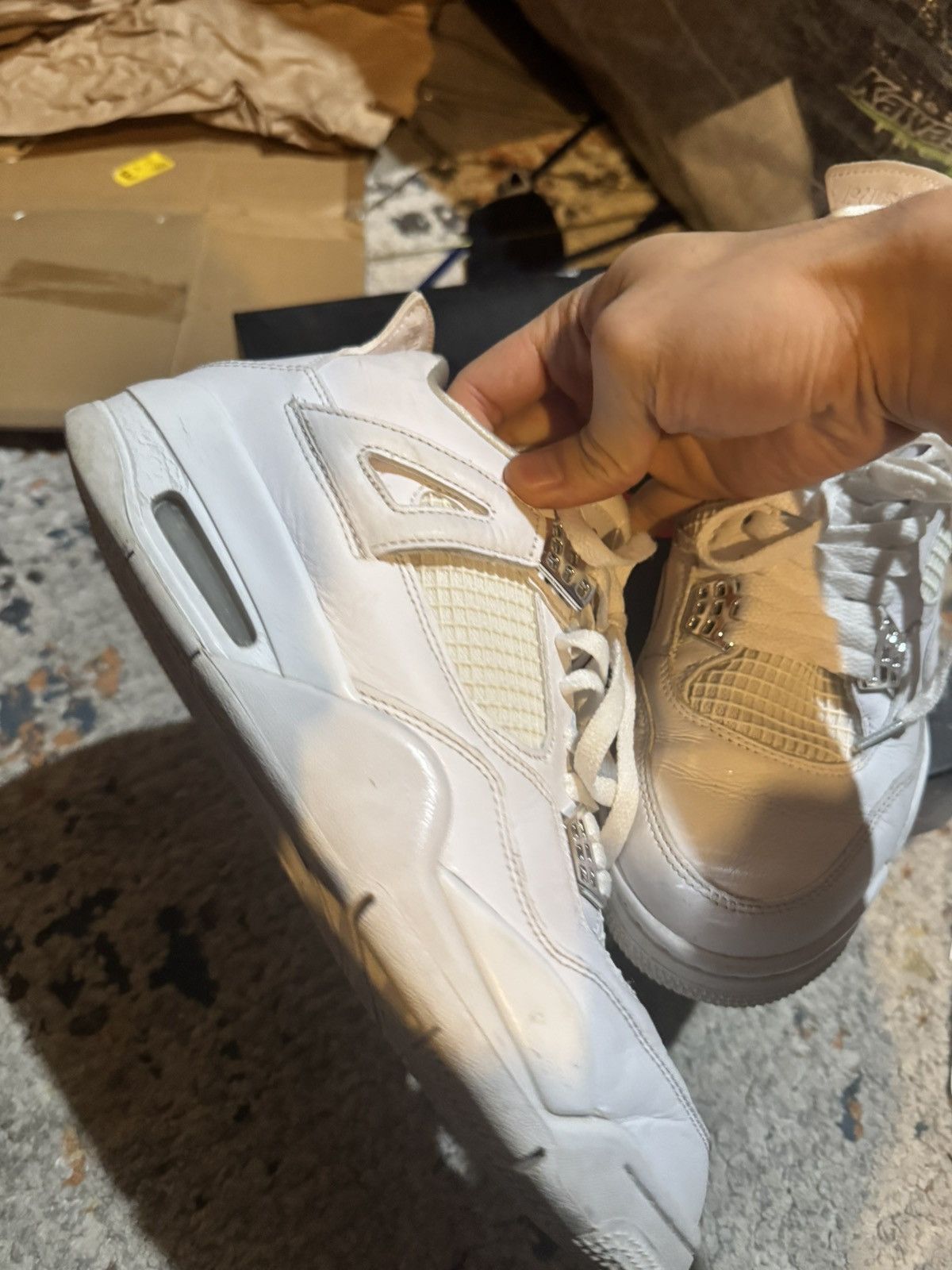 Jordan Brand Air Jordan 4 Retro Pure Money 2017 US 10.5 Size US 10.5 / EU 43-44 - 8 Thumbnail