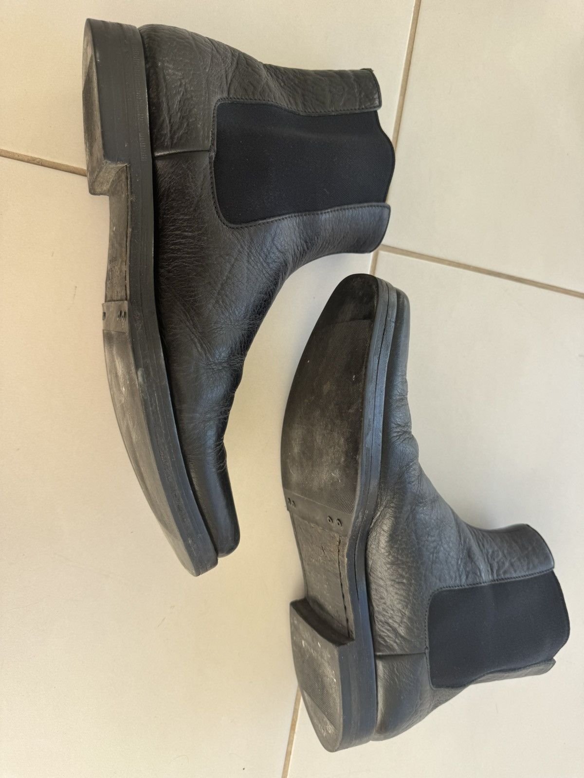 Prada MEN LEATHER ANKLE BOOTS Size US 8 / EU 41 - 4 Thumbnail