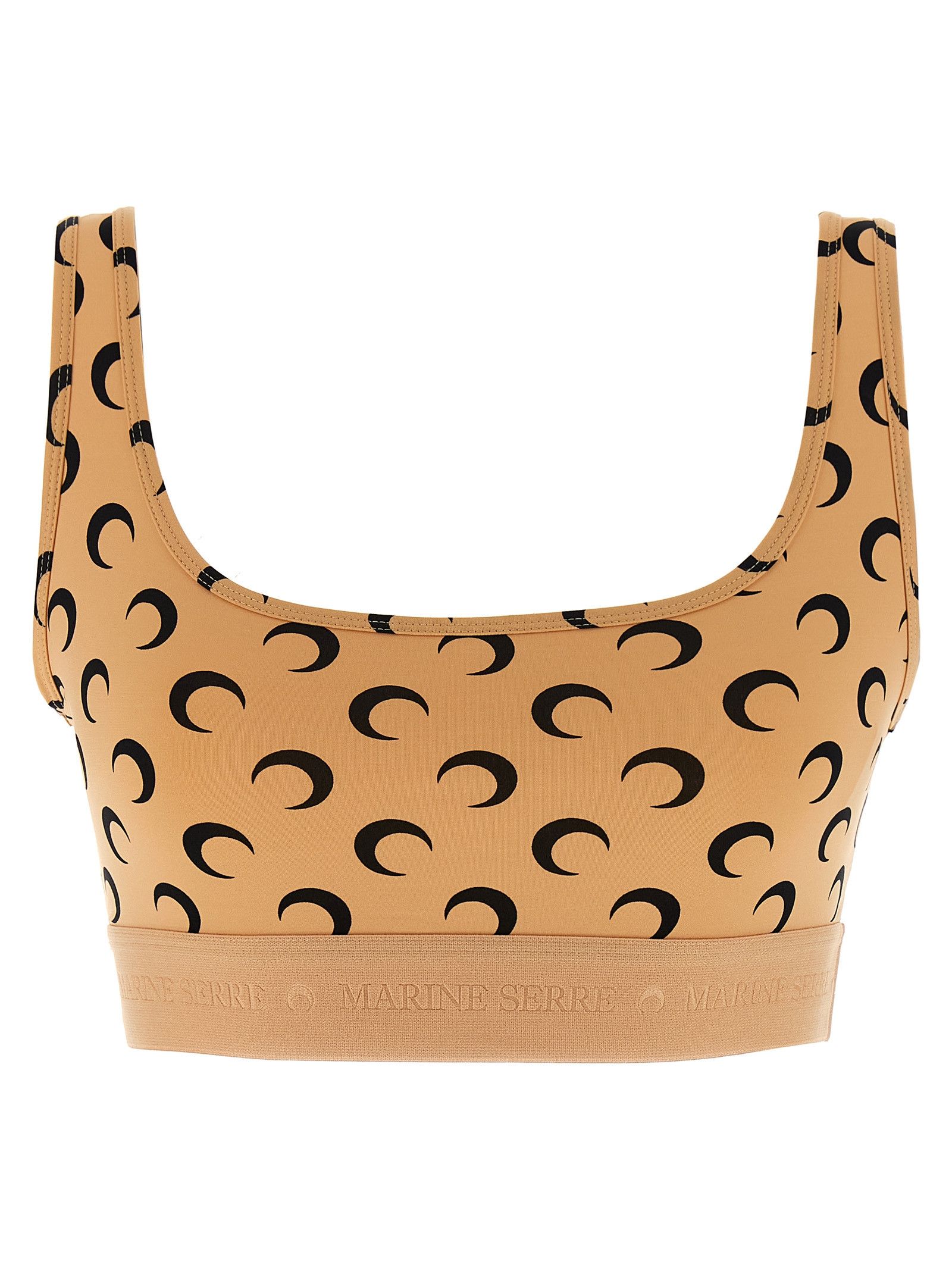 Marine Serre 'Moon Printed Jersey' Cropped Top Size XL / US 12-14 / IT 48-50 - 1 Thumbnail
