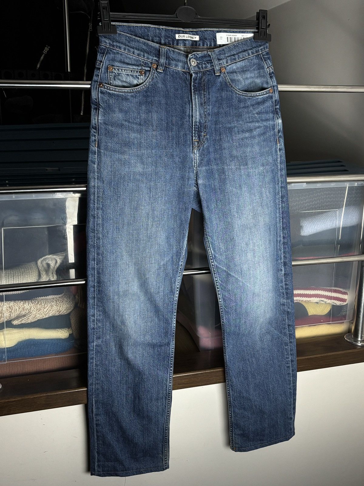 Our Legacy Our Legacy second cut blue denim jeans pants Size US 29 - 2 Thumbnail