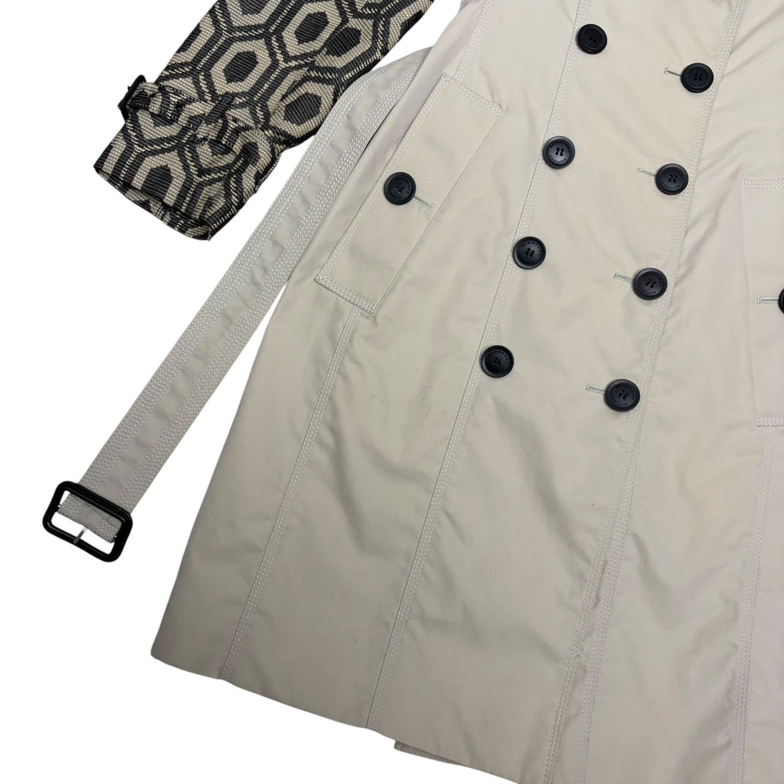 Burberry BURBERRY Trench Coat Luxury Business Jacquard Vintage XS Size XS / US 0-2 / IT 36-38 - 8 Thumbnail