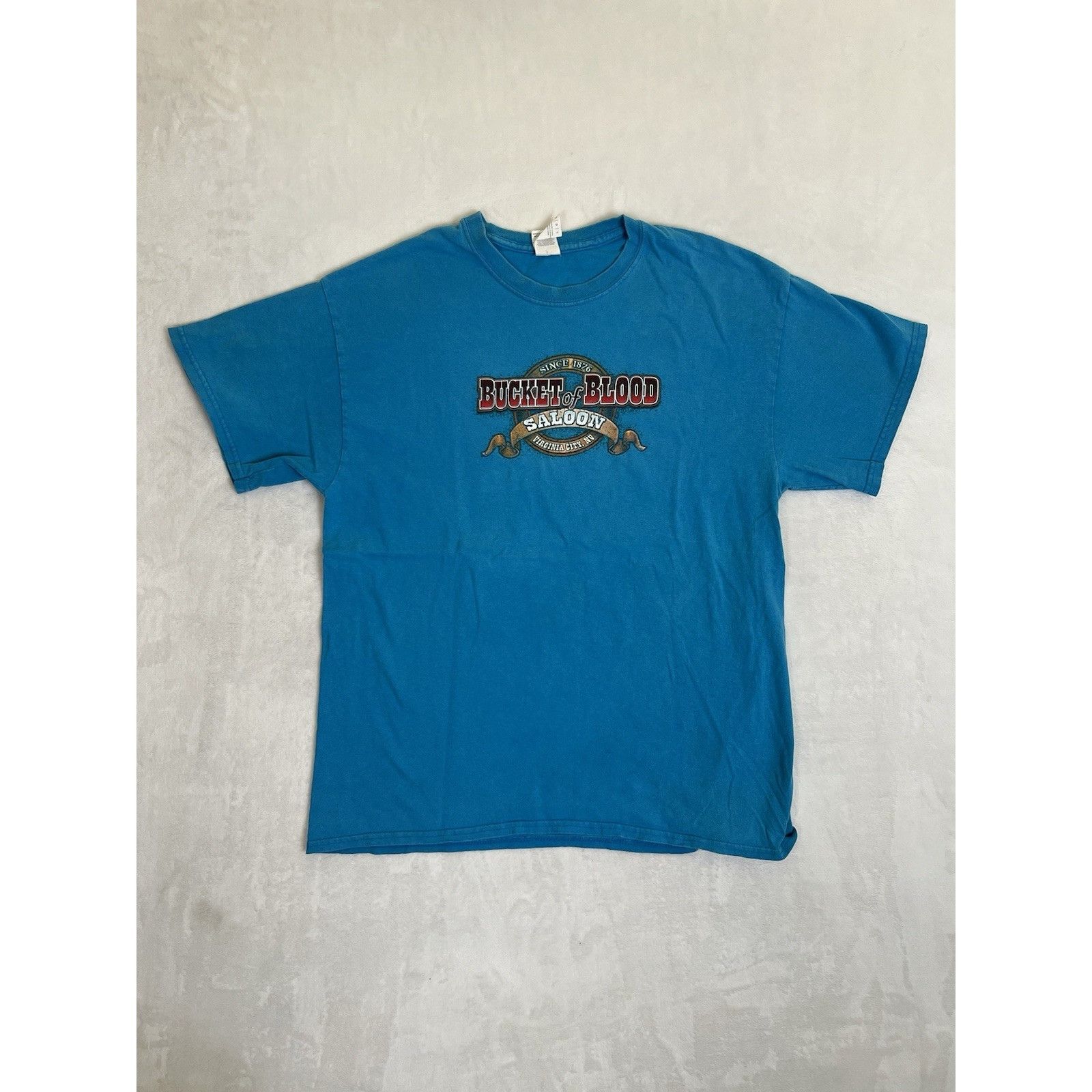 Other Vintage Bucket Of Blood Saloon T-Shirt Size Large Biker Skul Size US L / EU 52-54 / 3 - 2 Thumbnail