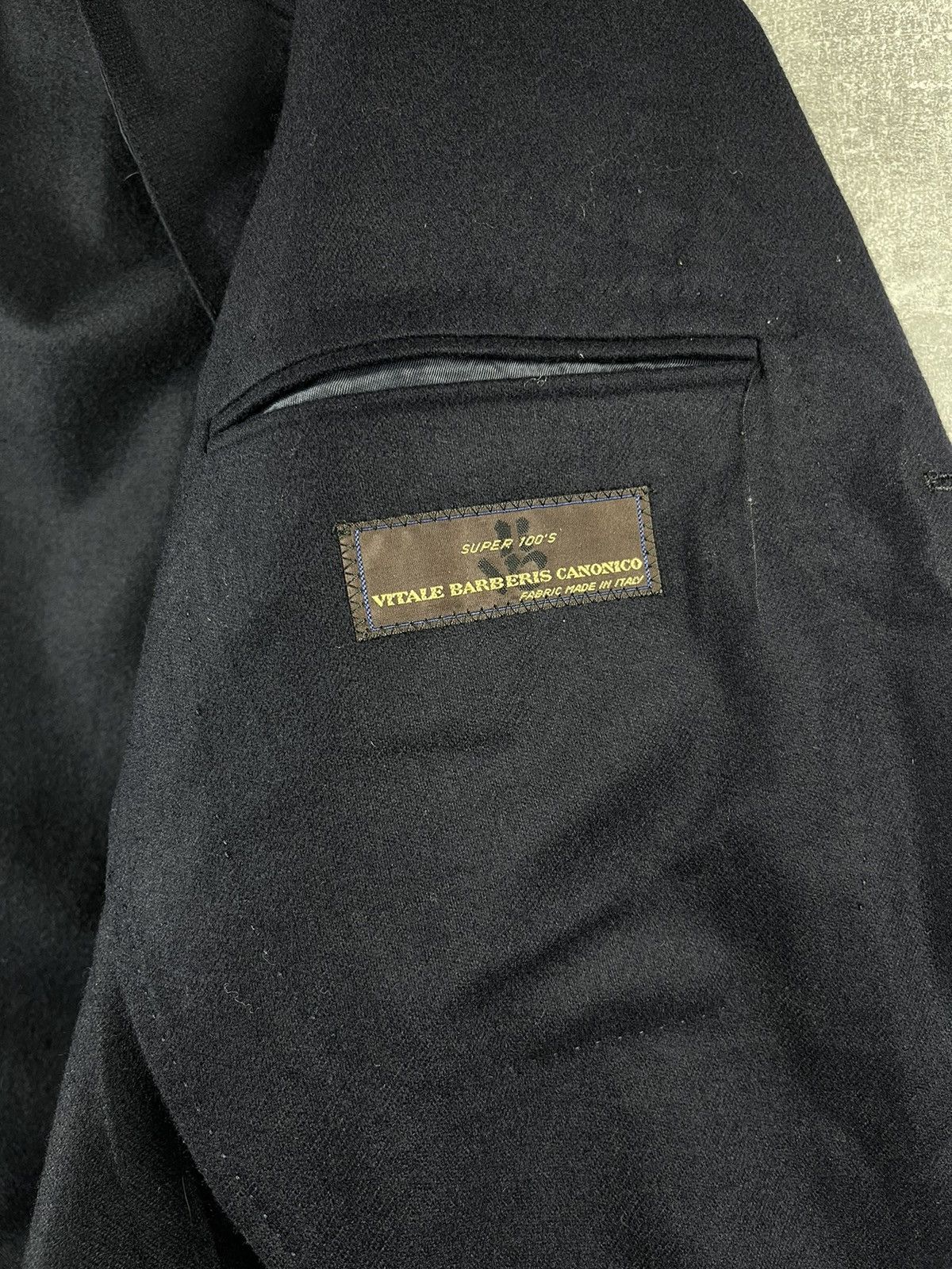 L.B.M. 1911 L.B.M. 1911 Wool Navy Blue Blazer Jacket Made In Italy Size 54R - 11 Thumbnail