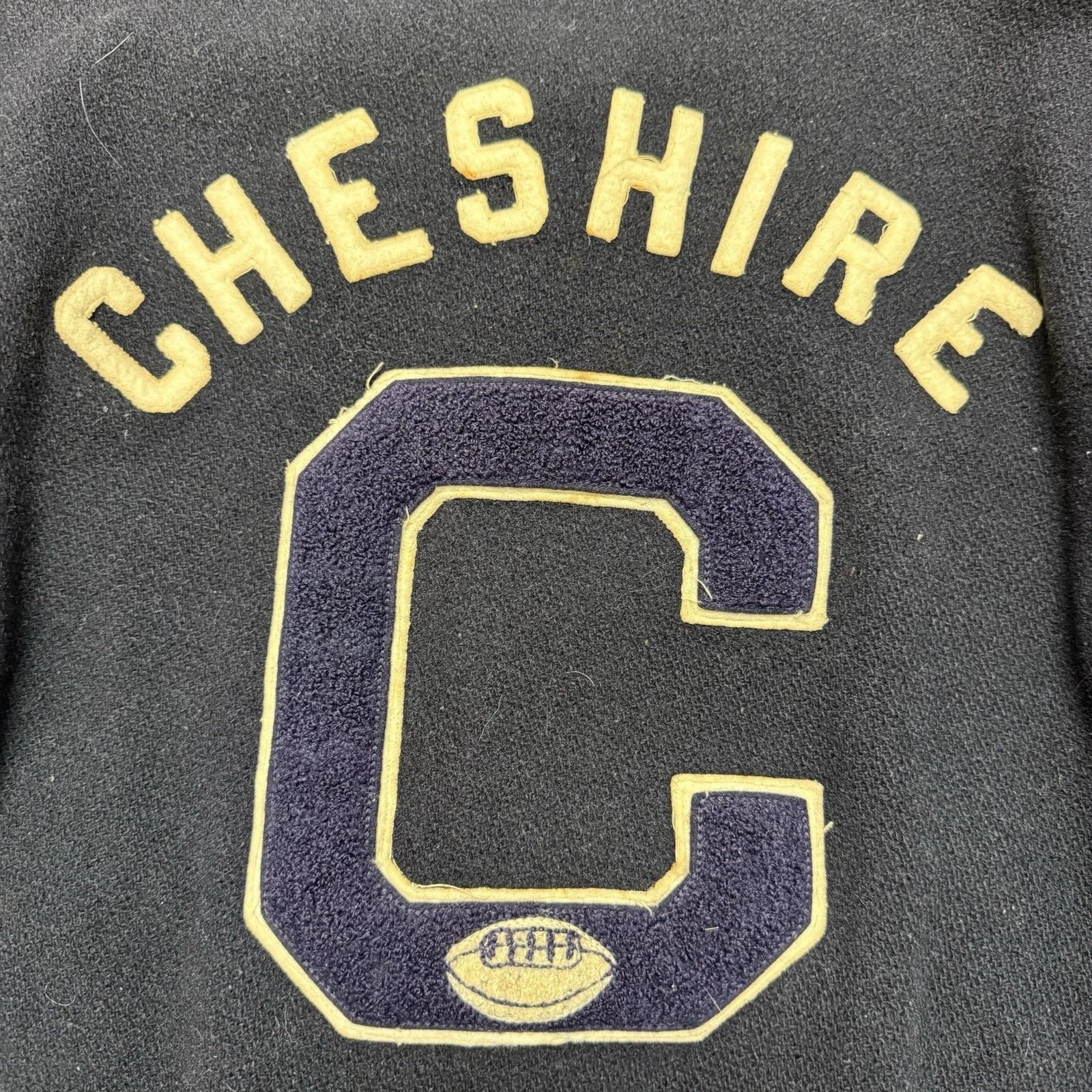 Champion Vintage 50s Champion Running Man Cheshire Football Letterman Size US M / EU 48-50 / 2 - 10 Thumbnail