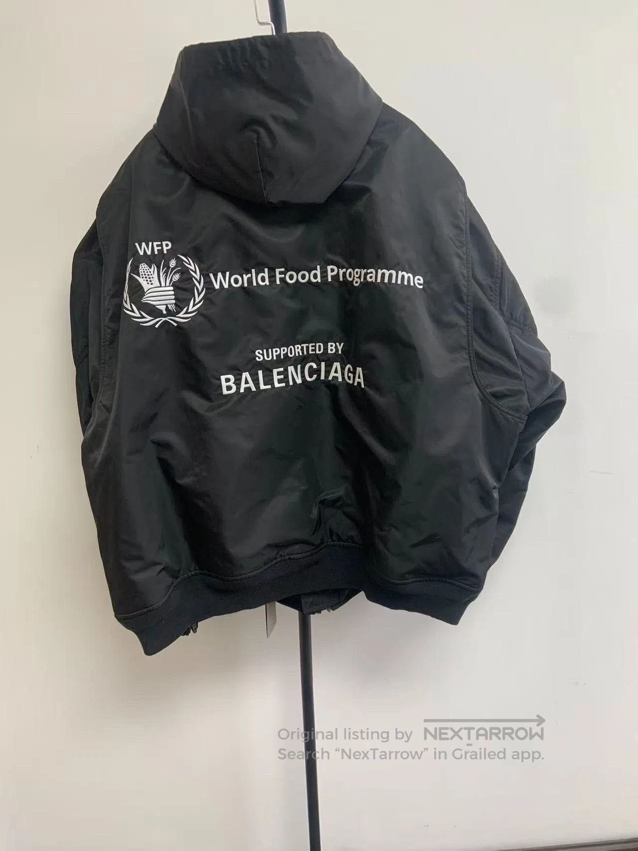Balenciaga Balenciaga Letter Print Hooded Zip Jacket. Size US M / EU 48-50 / 2 - 2 Thumbnail