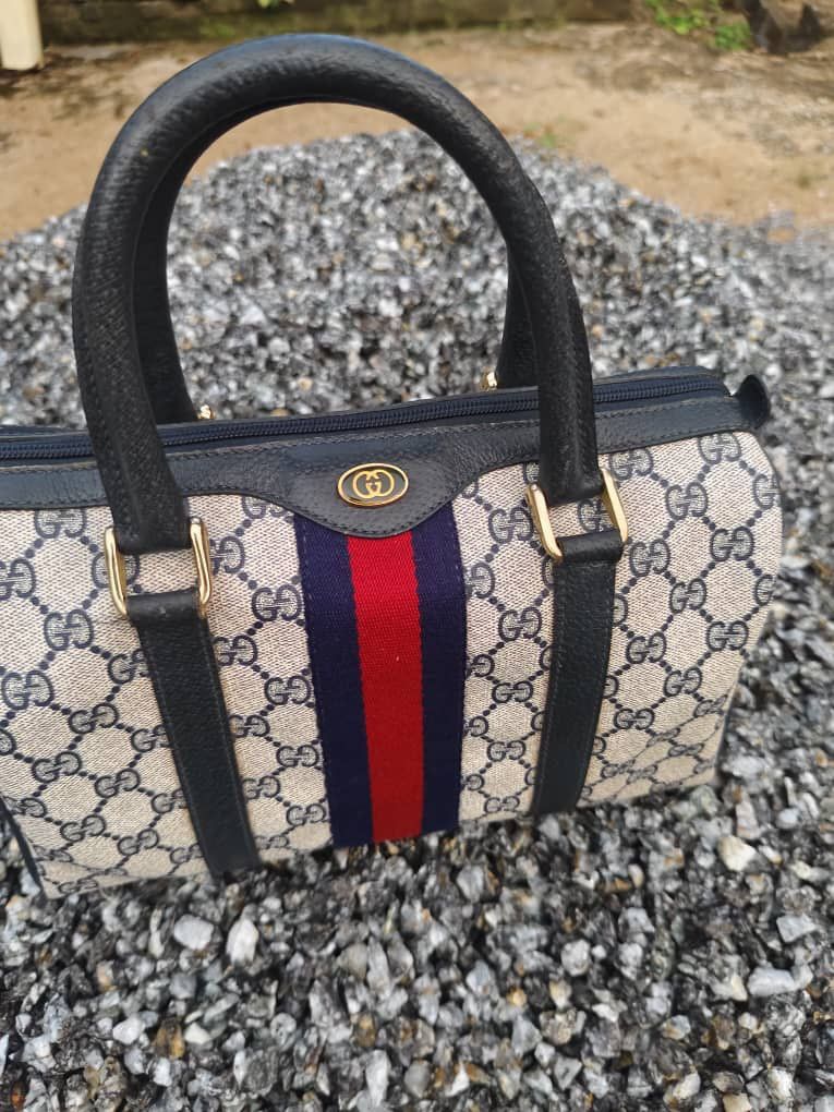 Gucci Authentic GUCCI Boston Speedy Monogram Handbag Size ONE SIZE - 3 Thumbnail