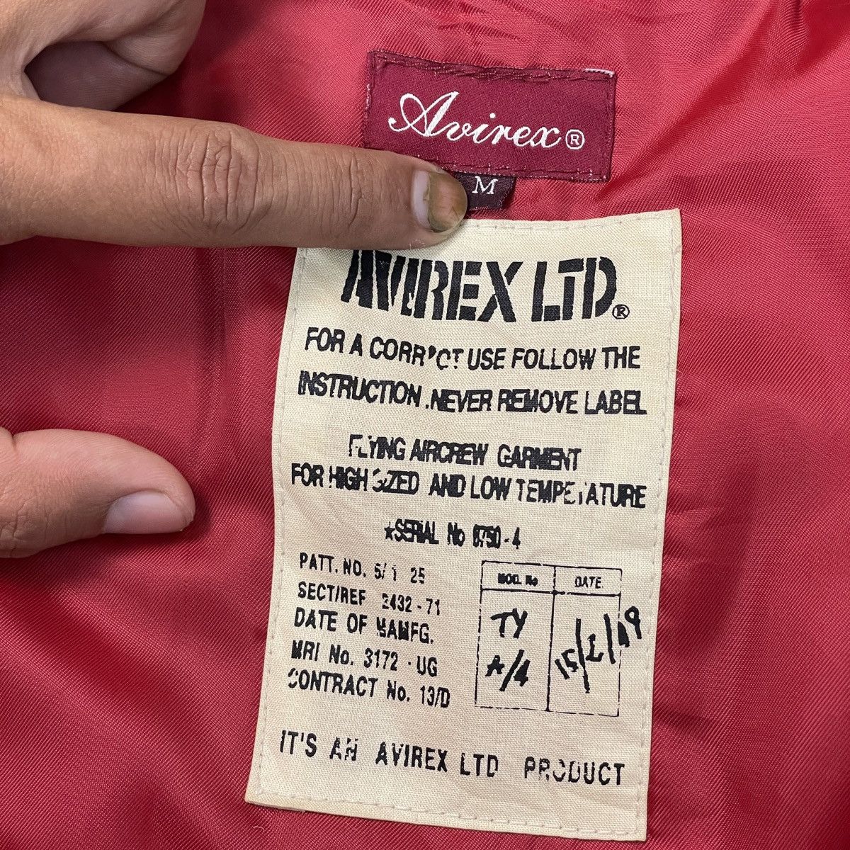 Avirex Avirex Flying TY/A4 Aircrew Fishtail Parka Size US M / EU 48-50 / 2 - 18 Thumbnail