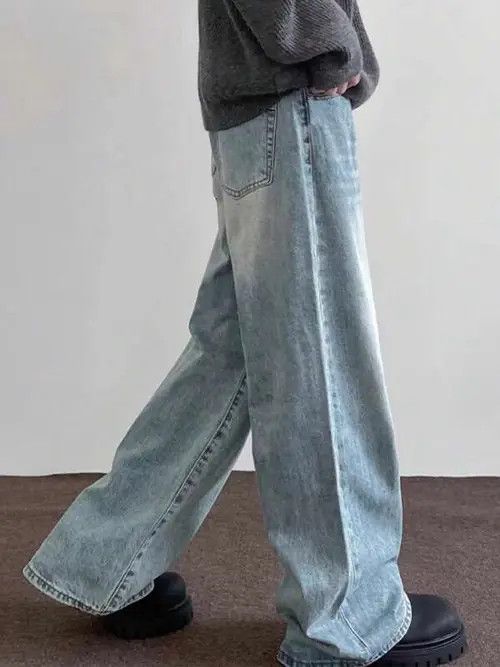 Japanese Brand × Vintage Casual Vintage loose fit jeans denim Size US 33 - 2 Thumbnail