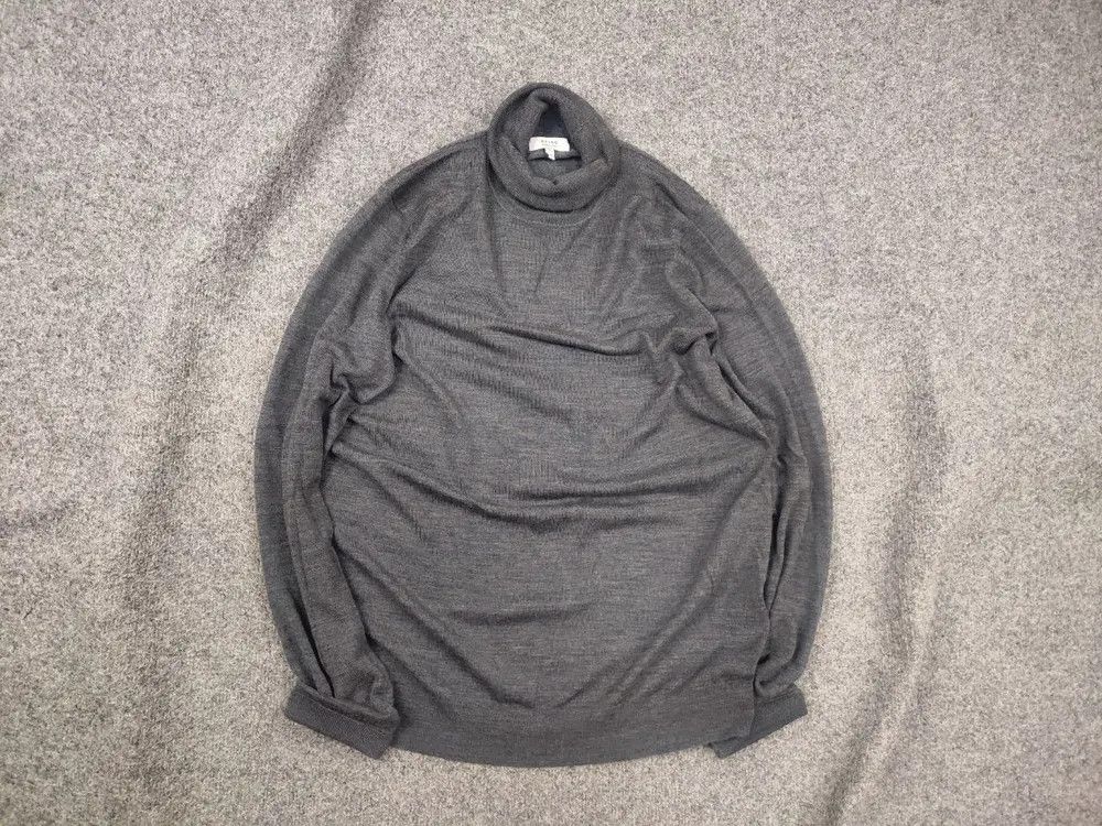 Reiss Reiss merino wool light gray Roll Neck knit Jumper Sweater Size US L / EU 52-54 / 3 - 1 Thumbnail