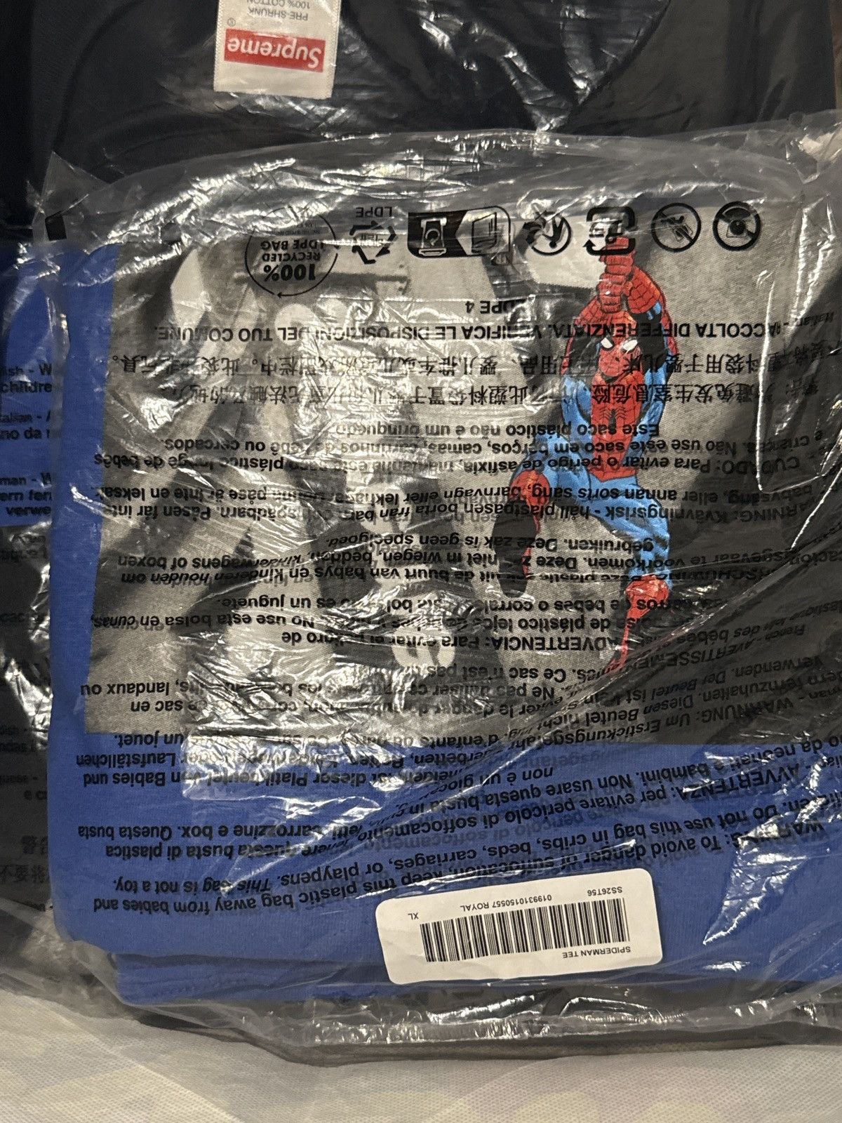 Supreme Supreme Spider-Man Tee Size US XL / EU 56 / 4 - 2 Thumbnail