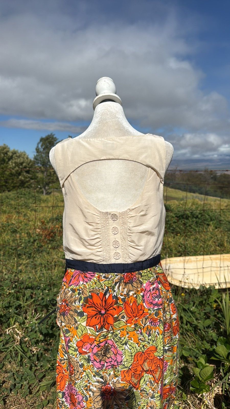 Anthropologie Anthropologie We love Vera Silk blend Floral Sleeveless Size M / US 6-8 / IT 42-44 - 4 Thumbnail