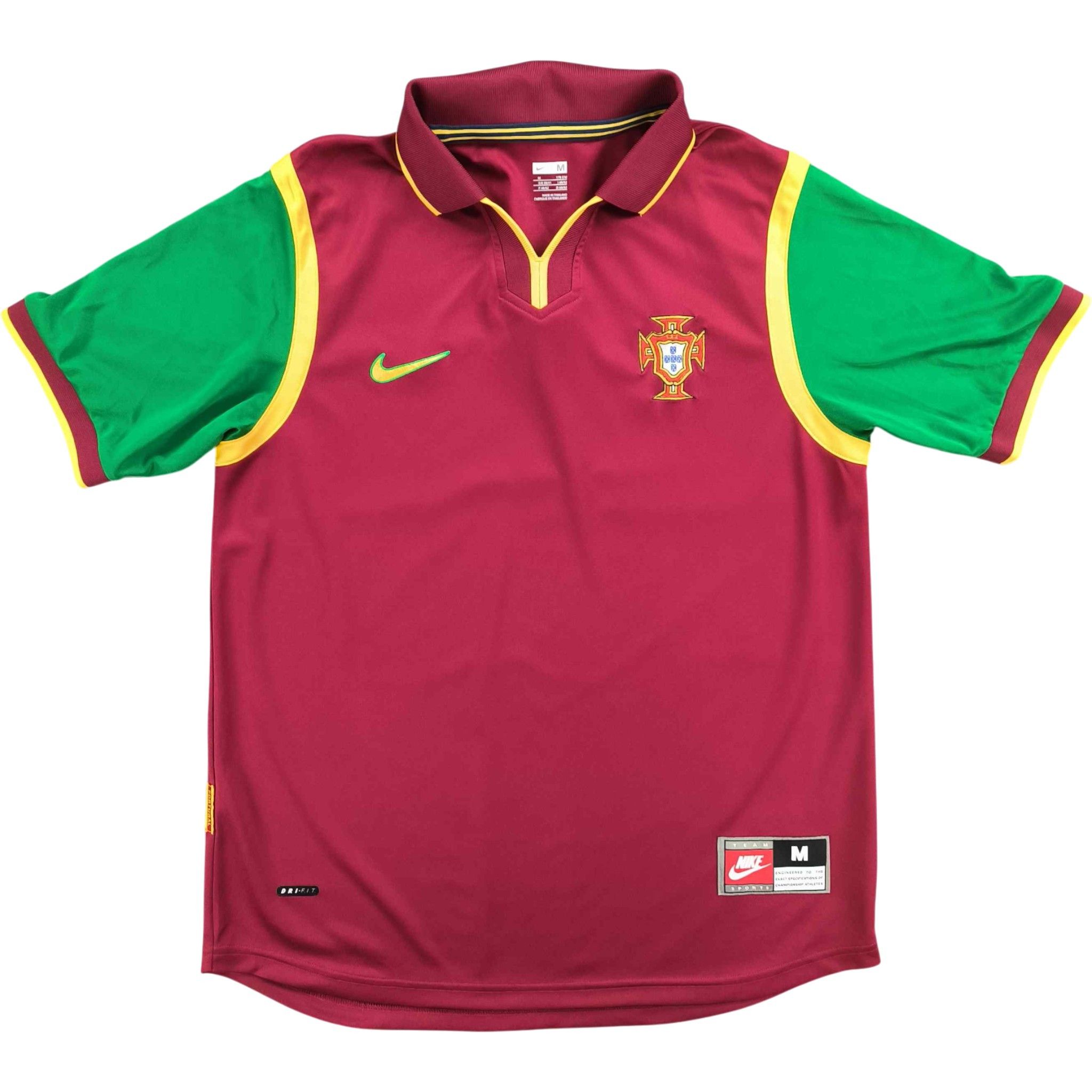 Nike Portugal 2002-04 Nike home Reissue football jersey size M Size US M / EU 48-50 / 2 - 1 Thumbnail