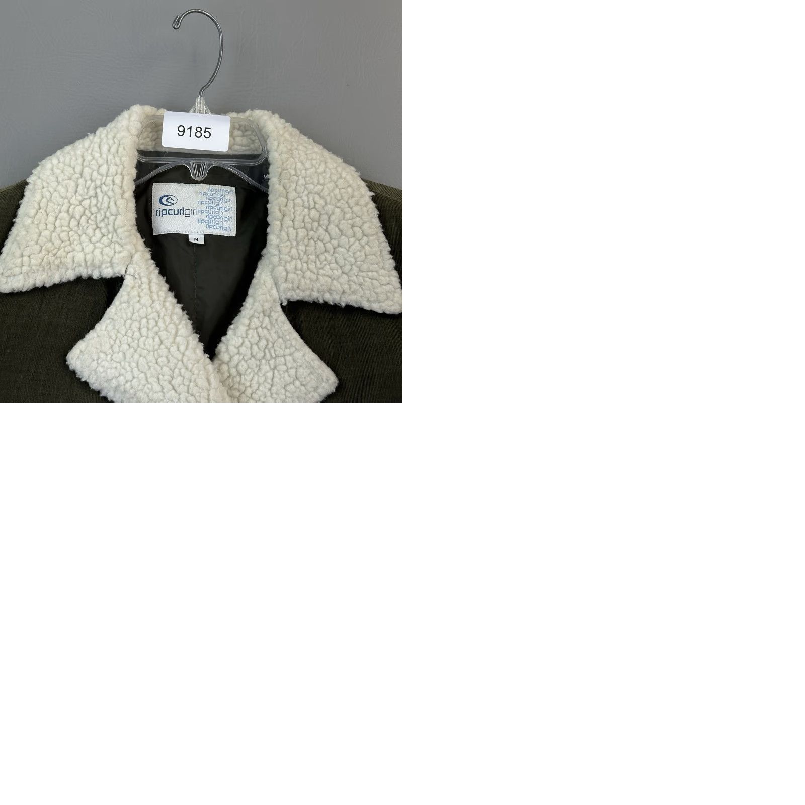 Rip Curl VINTAGE Rip Curl Jacket Womens Medium Green Corduroy Sherpa Lined Outdoor Y2K Size M / US 6-8 / IT 42-44 - 10 Thumbnail