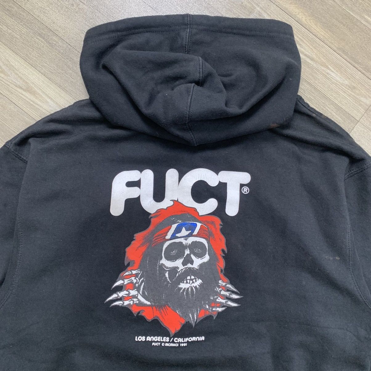 FUCT × Hook-Ups Vintage Fuct Zip Hoodie RIP of Jesus Powell Parody Size US M / EU 48-50 / 2 - 10 Thumbnail