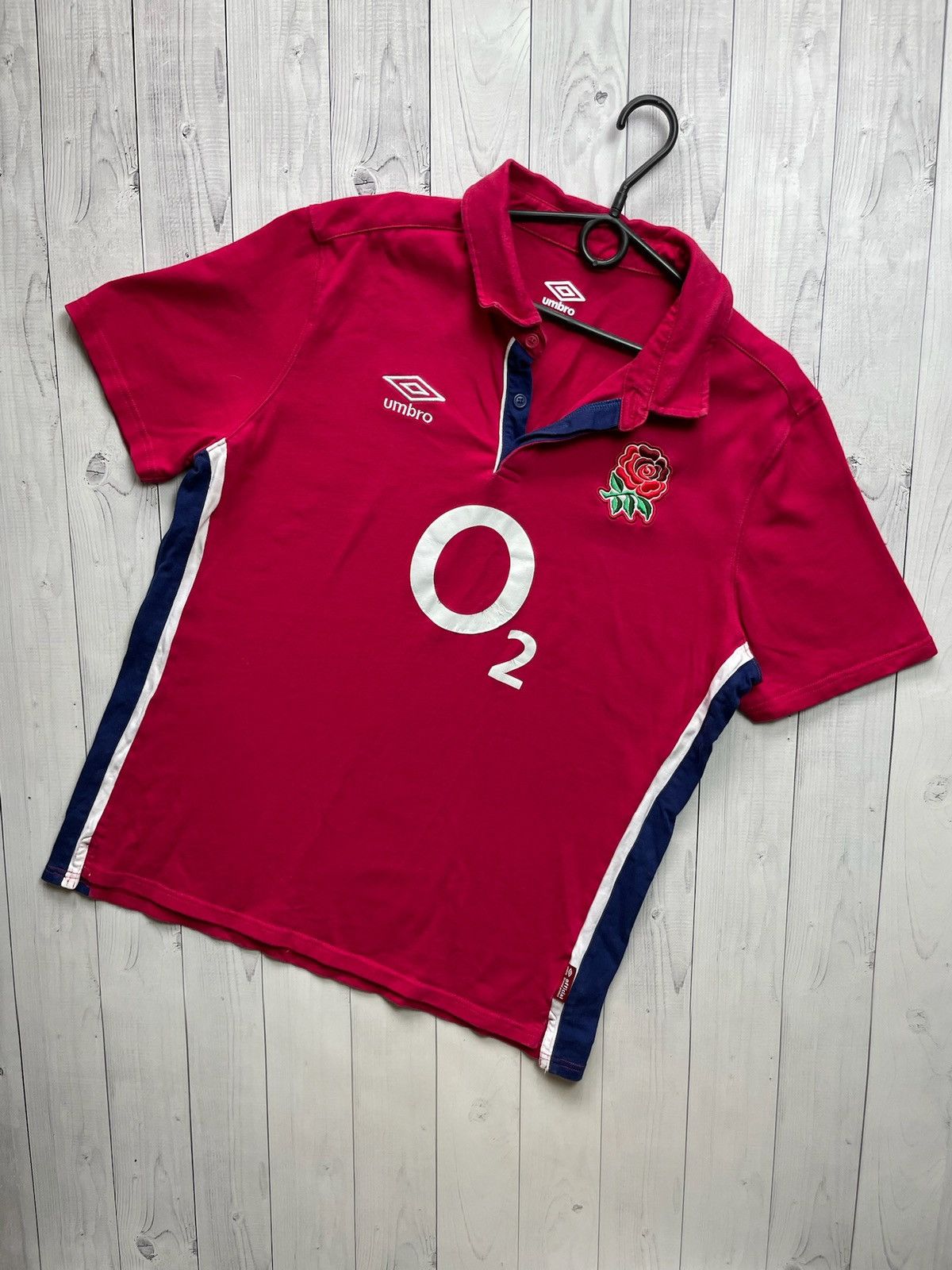 Umbro Umbro England rugby polo jersey size XXL pink Size US XXL / EU 58 / 5 - 1 Thumbnail