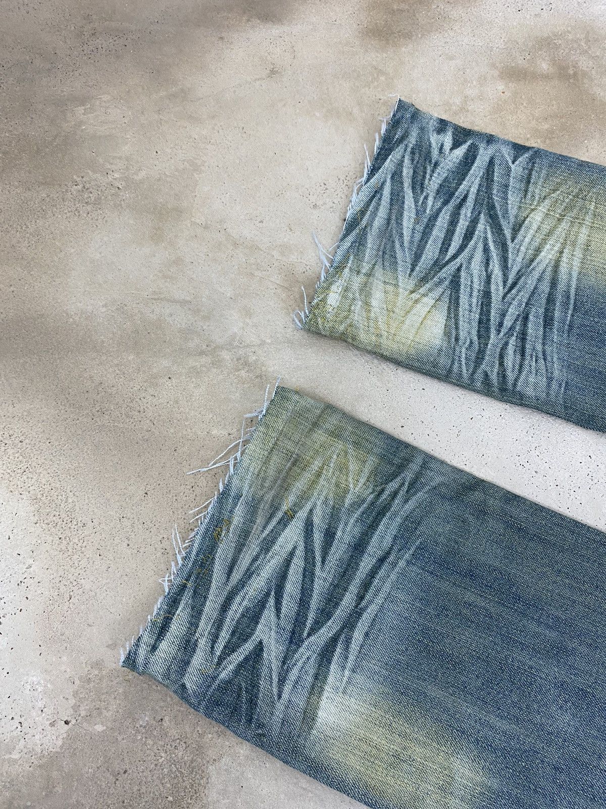 If Six Was Nine × Le Grande Bleu (L.G.B.) Asm Jean Japan Art Of Whisker Wax Honeycomb Patchwork Size US 31 - 16 Thumbnail