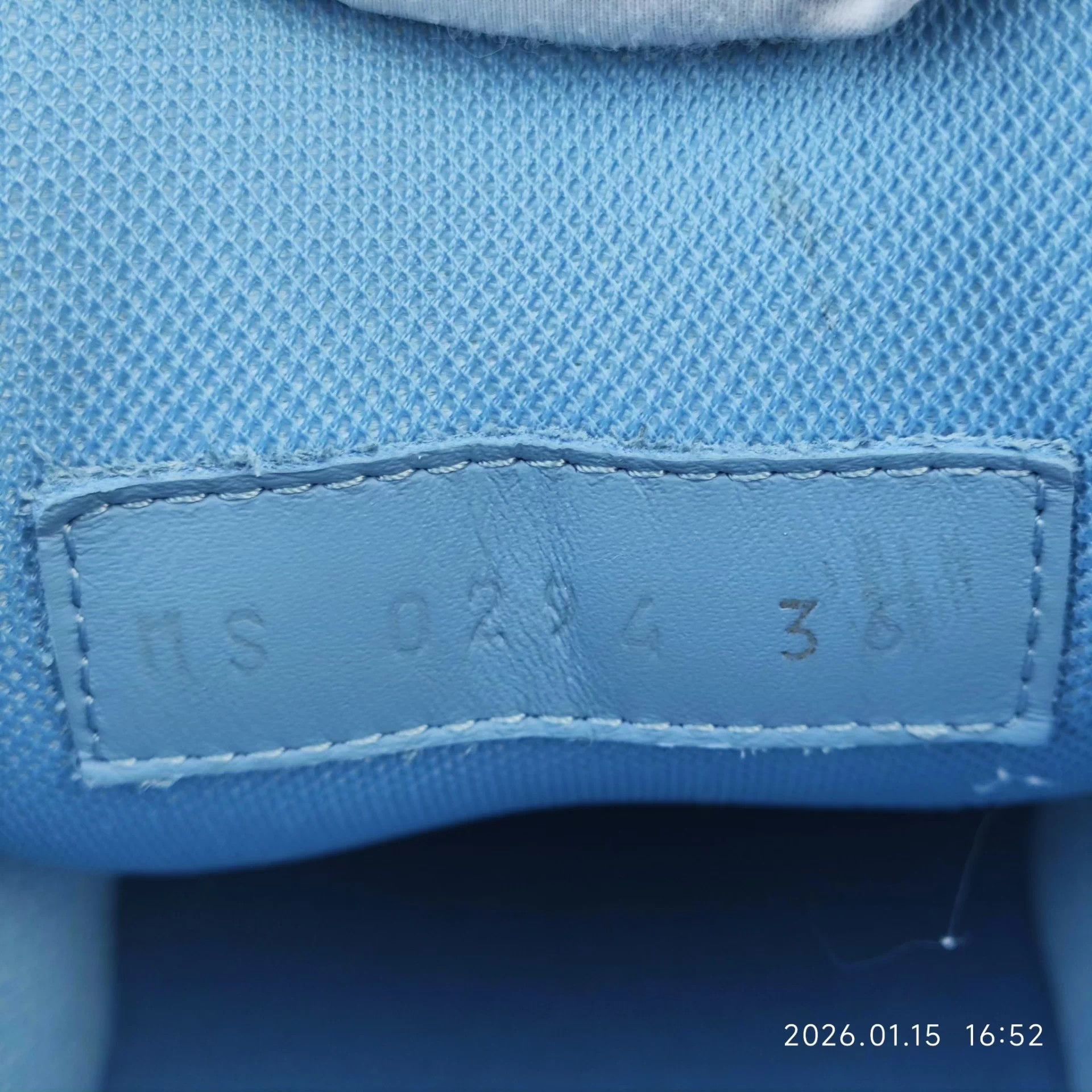 Louis Vuitton LV Trainer Denim & Leather Sneaker Denim Blue 36 Size US 5 / IT 35 - 3 Thumbnail