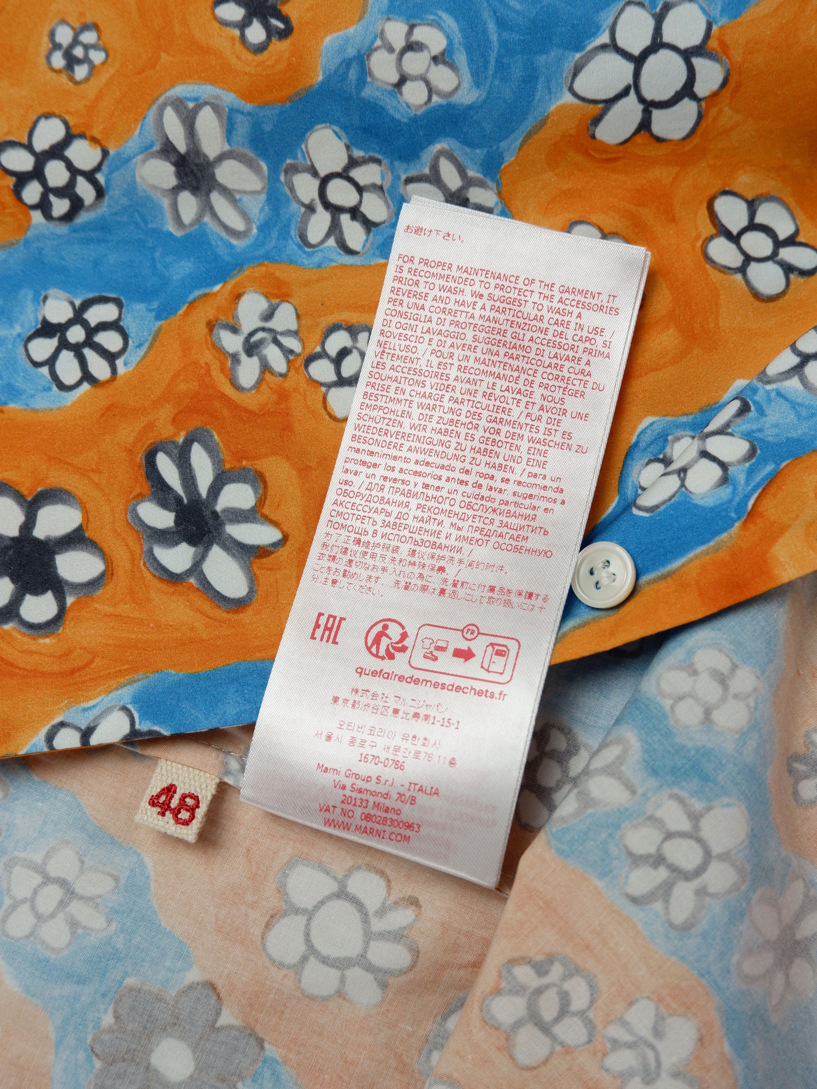 Marni Best price! Marni Flaminia Veronesi stripe floral shirt Size US M / EU 48-50 / 2 - 8 Thumbnail