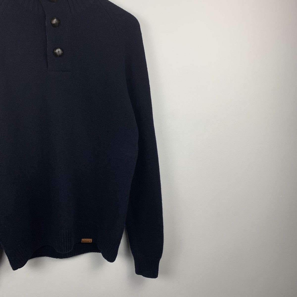 Barbour Men’s Barbour Wool Knit Sweater Buttons Up Size M Size US M / EU 48-50 / 2 - 5 Thumbnail