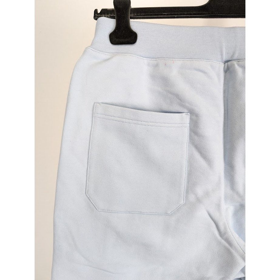 Balmain o1rshd1 B Logo Jogger Short in Baby Blue Size US 32 / EU 48 - 15 Thumbnail