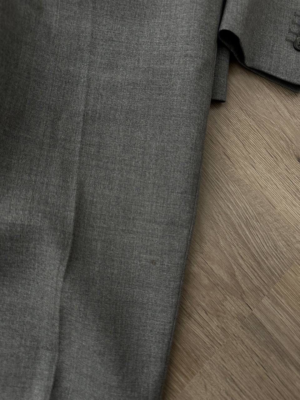 Suitsupply × Vintage Vintage Suitsupply Brescia Spalla Ferrara Gray Mens 42 Suit Size 42S - 10 Thumbnail