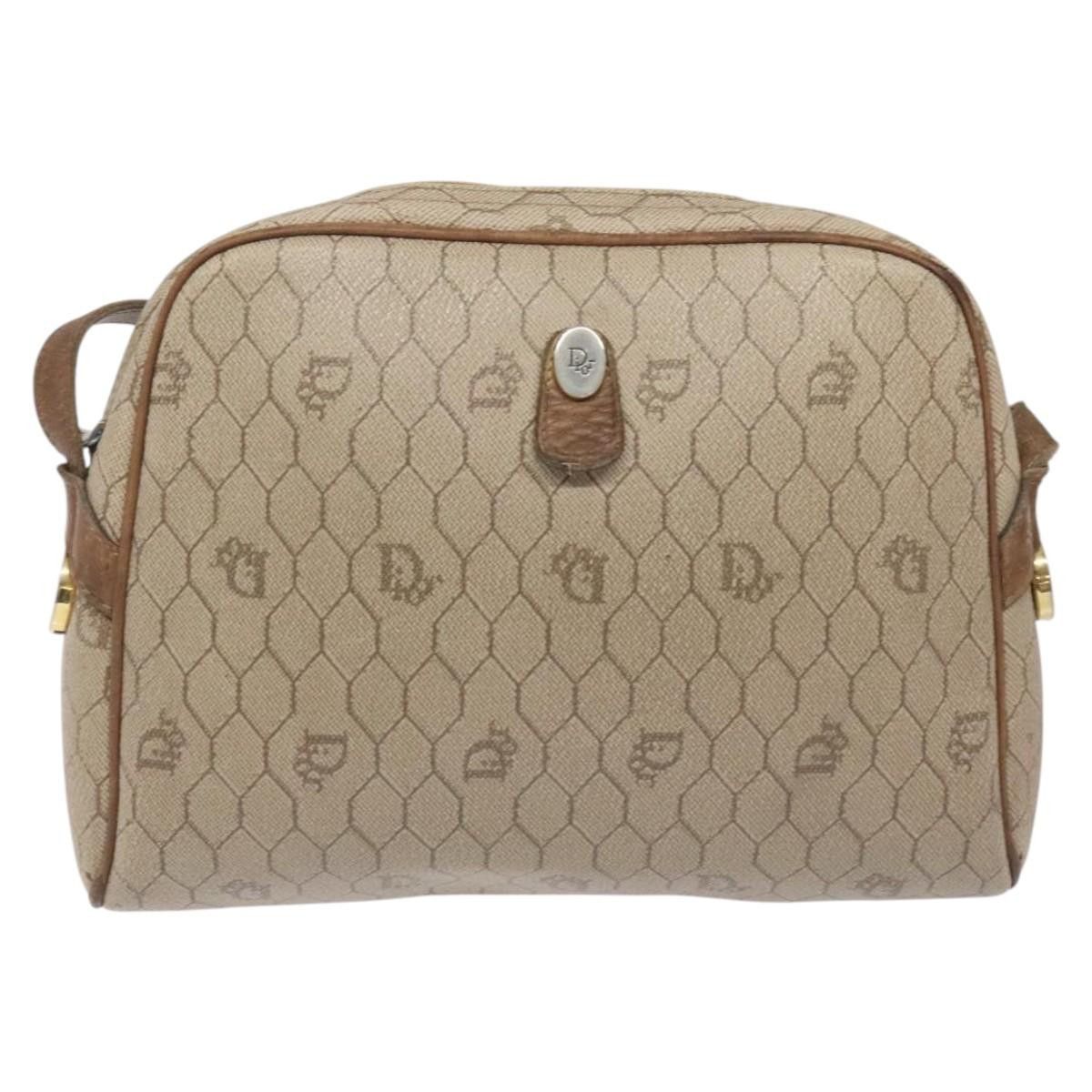 Dior DIOR Honeycomb Canvas Shoulder Bag Pvc Leather Beige Gold Size ONE SIZE - 2 Thumbnail