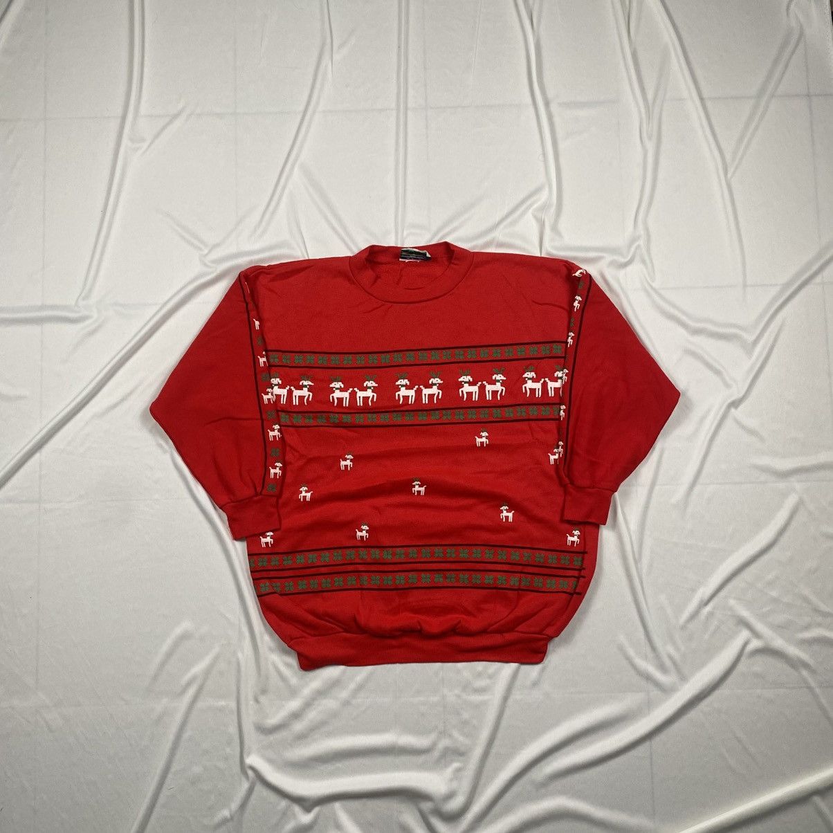 Other Vintage 90s Sky Lite Christmas 3qr Sleeve Crewneck Size M / US 6-8 / IT 42-44 - 1 Thumbnail