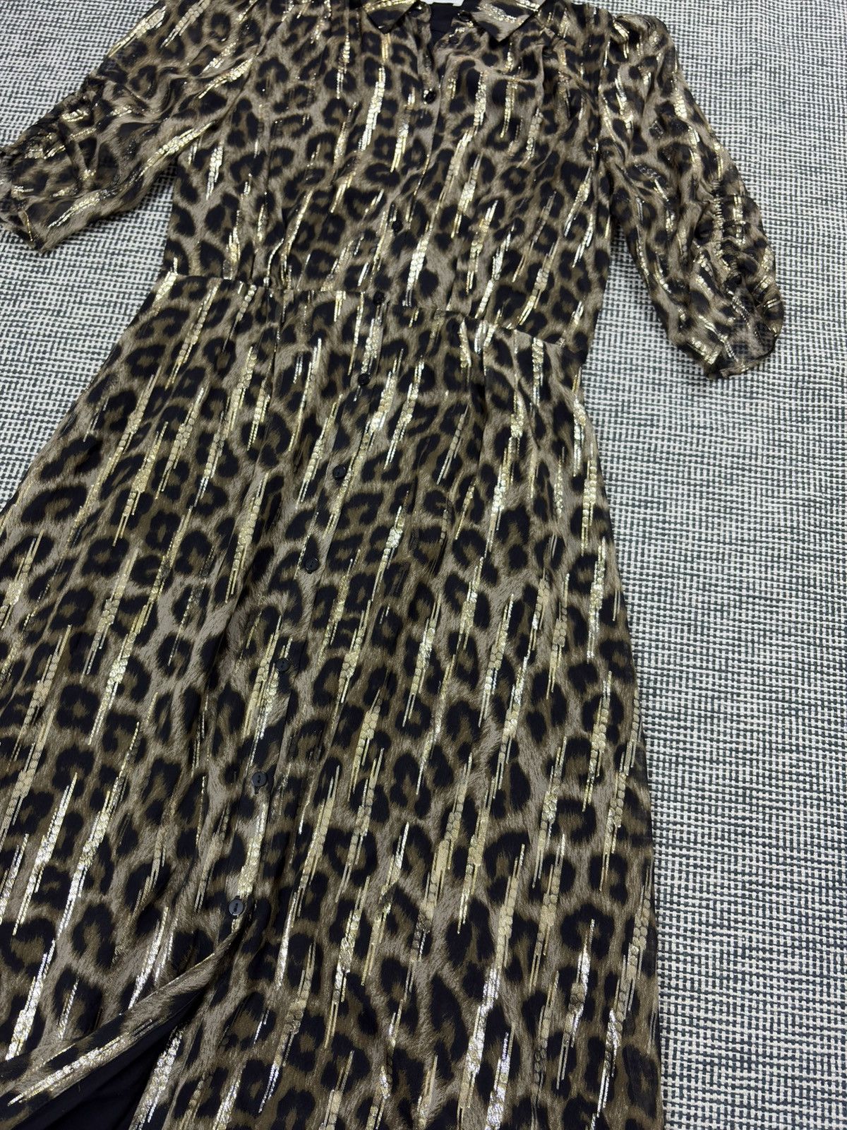 ba&sh Ba&Sh jozy leopard silk dress designer luxury Size S / US 4 / IT 40 - 3 Thumbnail