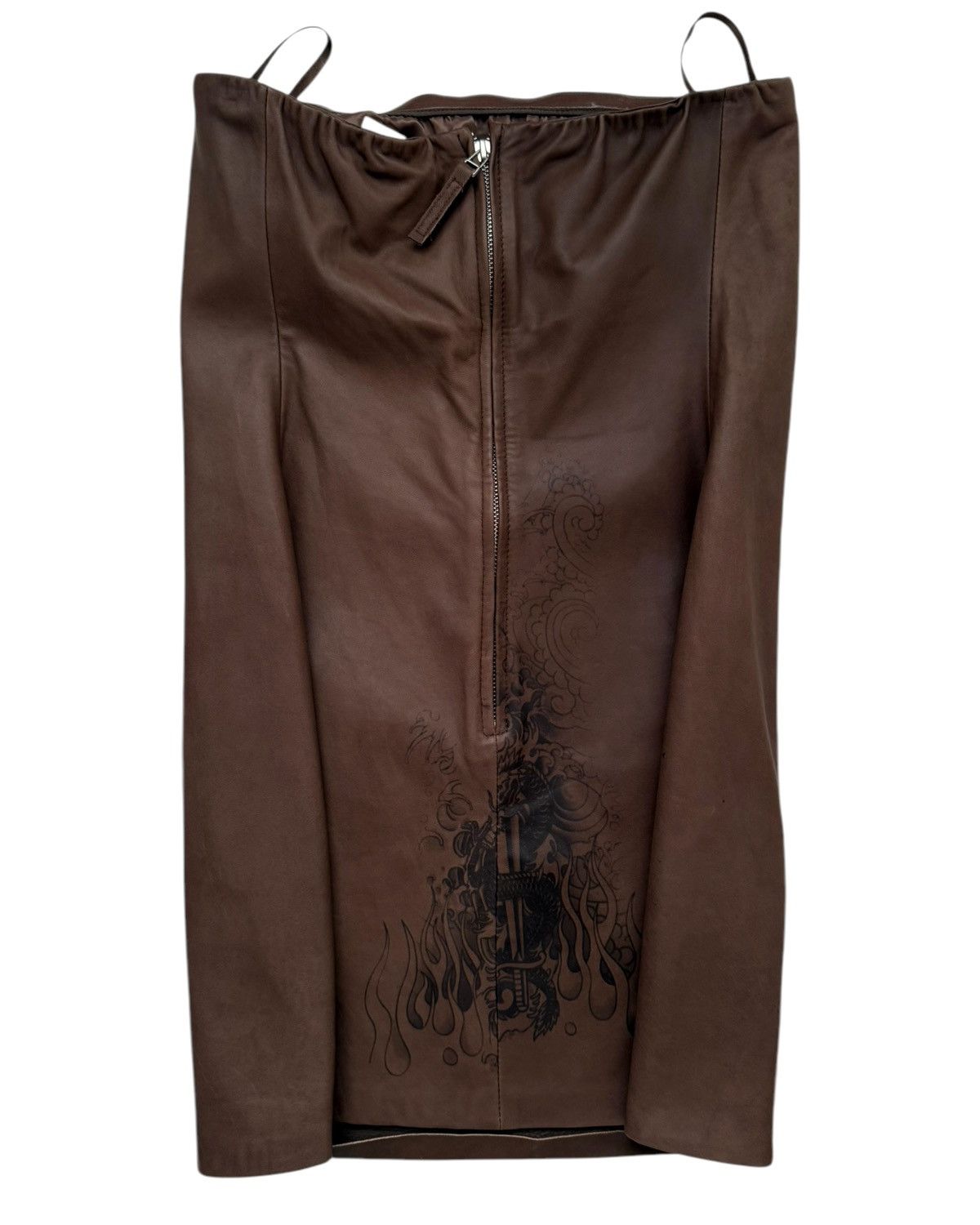 Jean Paul Gaultier $2,200 The Tattoo Lambskin Top Size S / US 4 / IT 40 - 7 Thumbnail