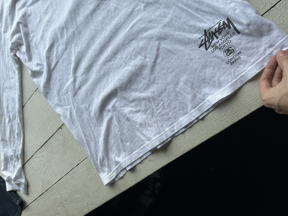 Stussy 🚨STUSSY CUSTOM MADE WHITE WITH LOGO WW Y2K SK8 BOXY Size US M / EU 48-50 / 2 - 2 Thumbnail