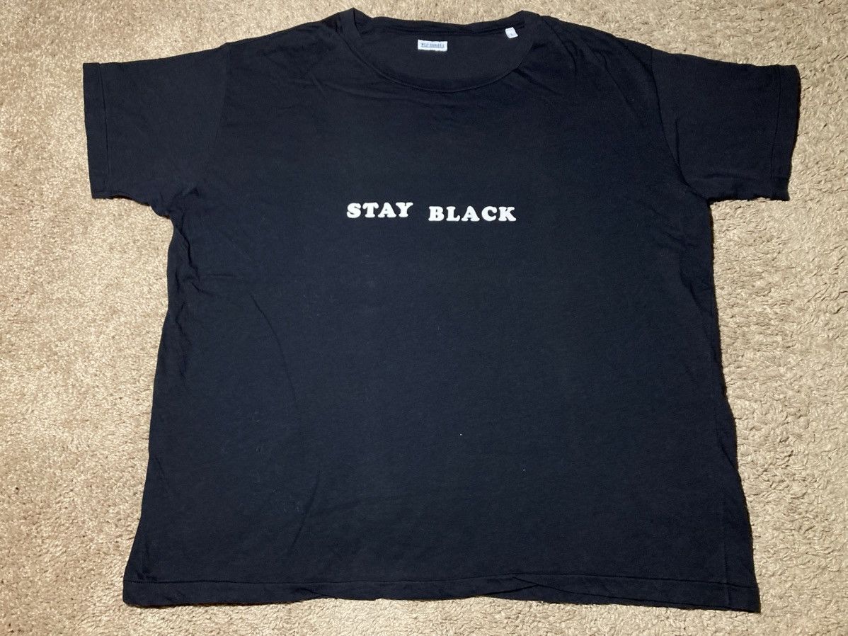 Willy Chavarria SS16 Willy Chavarria Stay Black Slogan Race Politics Baggy Size US L / EU 52-54 / 3 - 2 Thumbnail