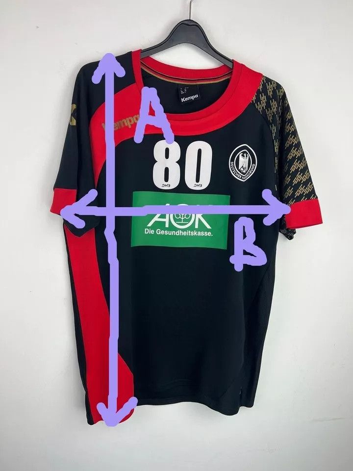 Vintage Kempa 2015 Germany DHB Handball away t shirt jersey size XL Size US XL / EU 56 / 4 - 10 Thumbnail