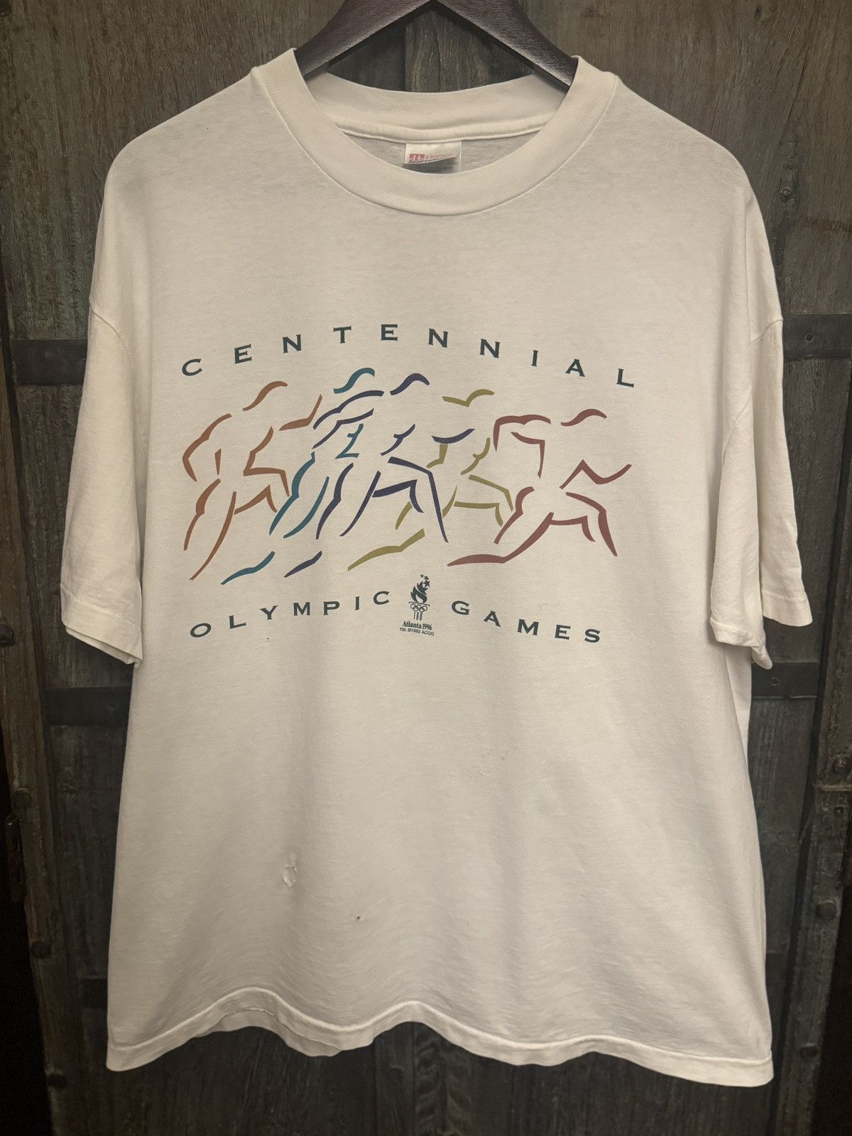 USA Olympics 1996 Atlanta Centennial Summer Olympics Shirt Size US XL / EU 56 / 4 - 1 Thumbnail