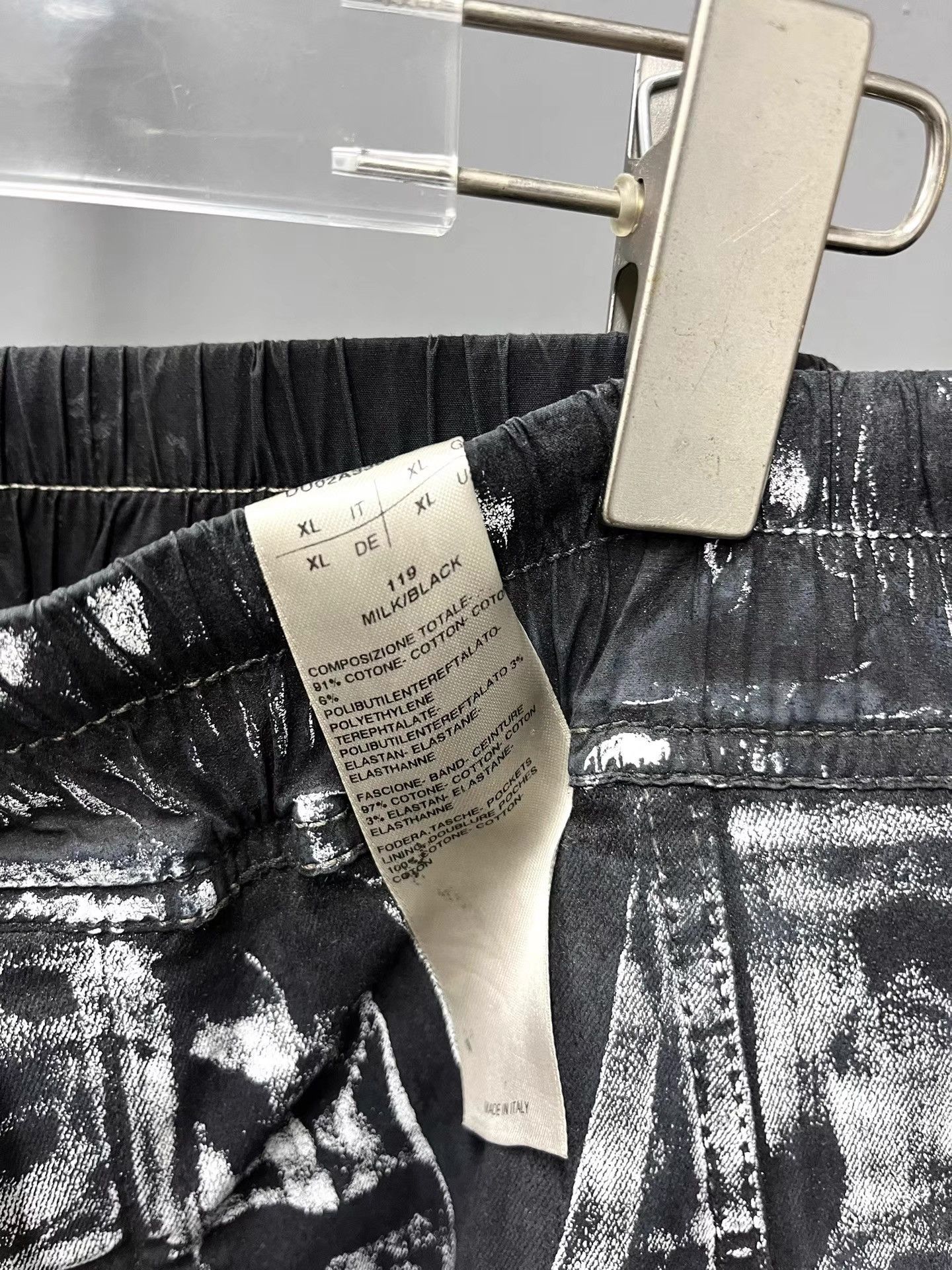 Rick Owens Rick Owens 21FW Painted Cargo Bullet Pants K34 Size US 37 - 4 Thumbnail