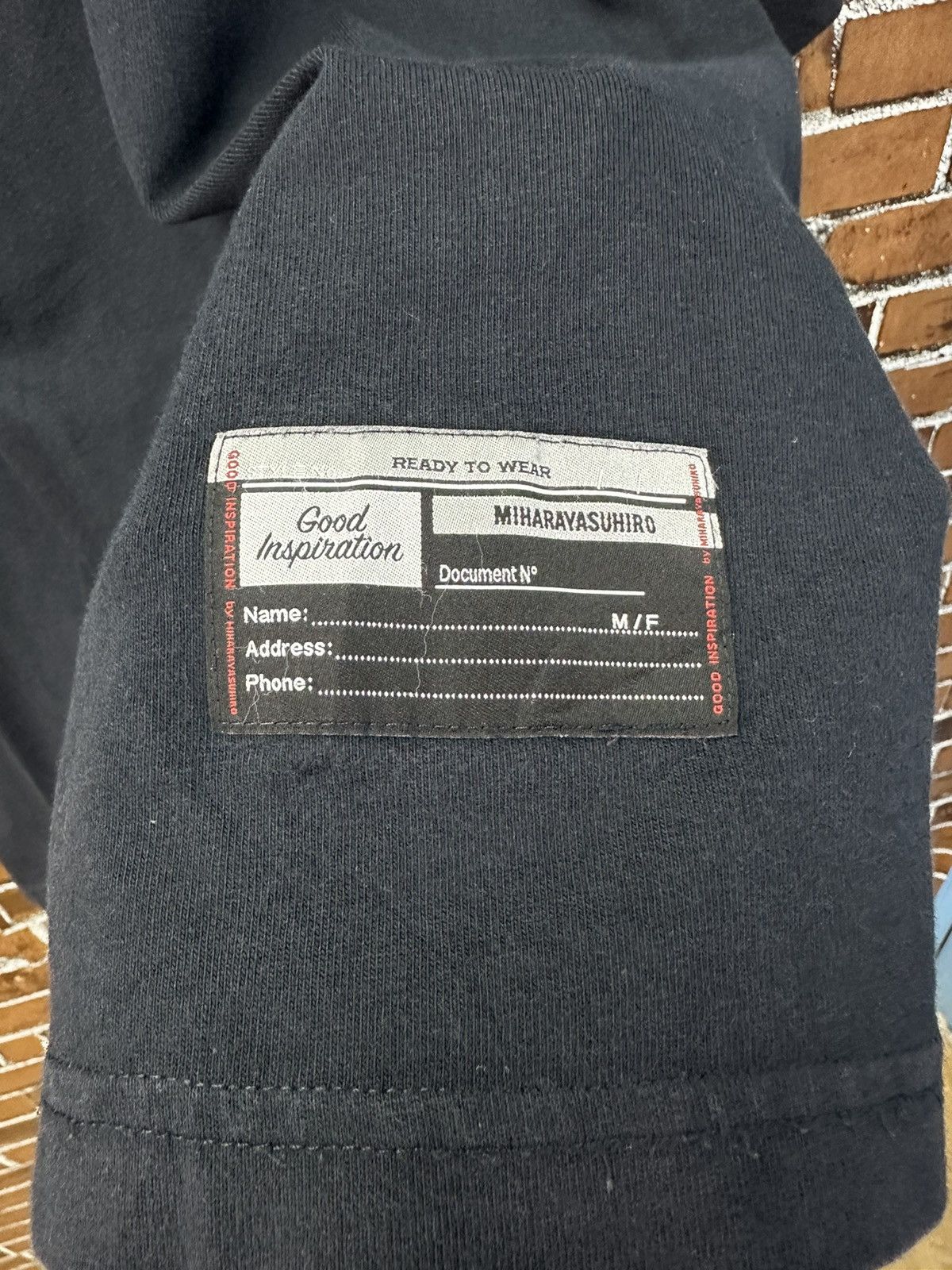 Maison MIHARA YASUHIRO Maison Mihara YaSuhiro Good Inspiration Baggy Tshirt A925 Size US L / EU 52-54 / 3 - 5 Thumbnail
