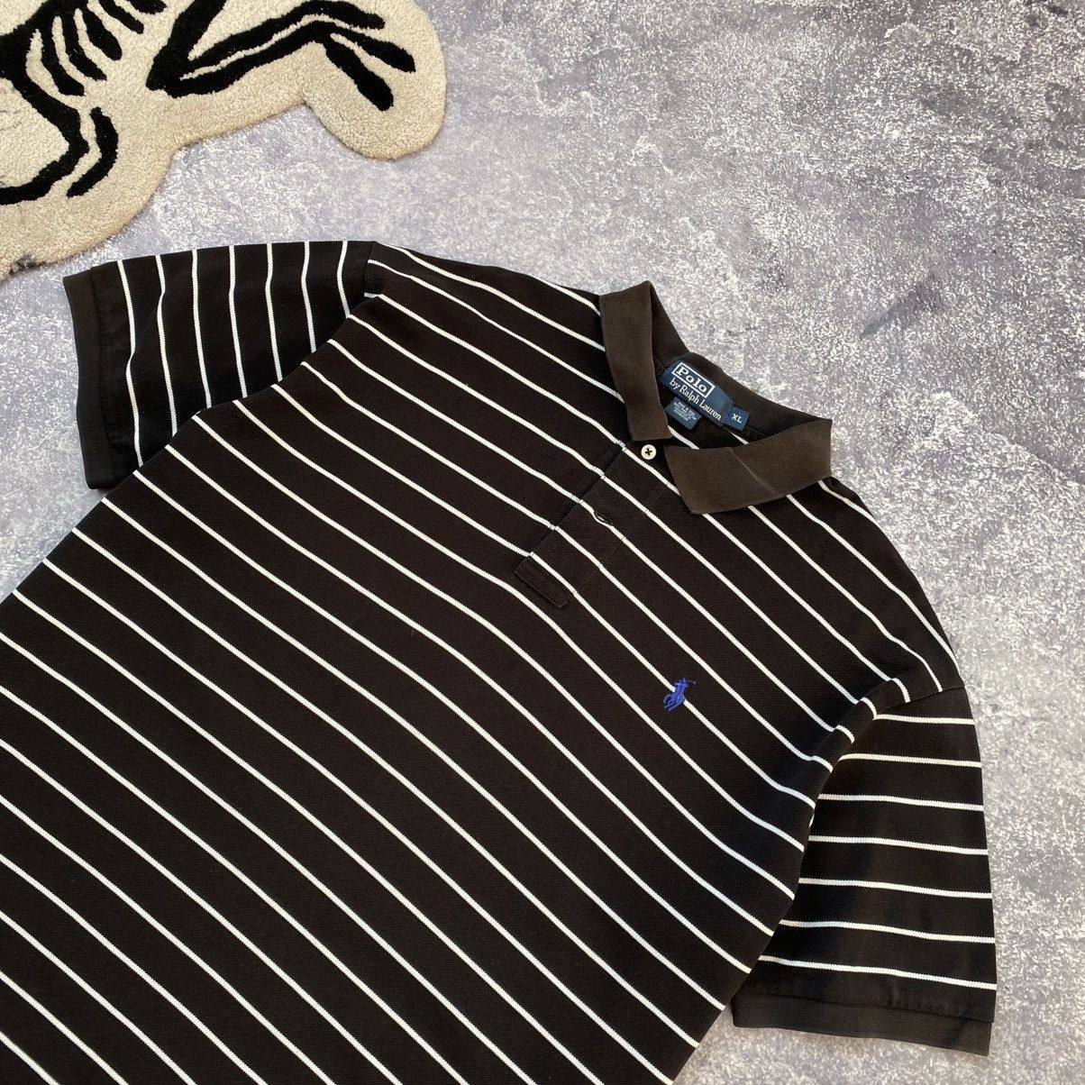 Vintage Vintage Polo Ralph Lauren small logo zebra y2k polo Size US XL / EU 56 / 4 - 2 Thumbnail